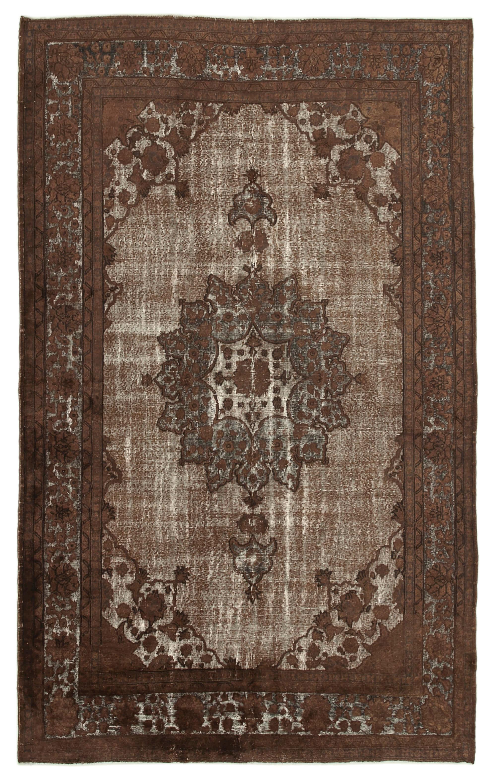 7 x 11 Brown Over Dyed Rug - 1055