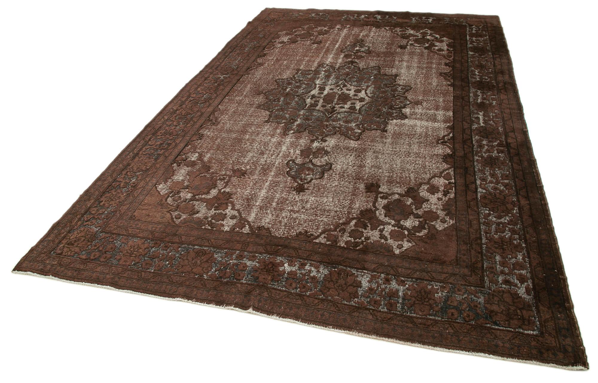 7 x 11 Brown Over Dyed Rug - 1055