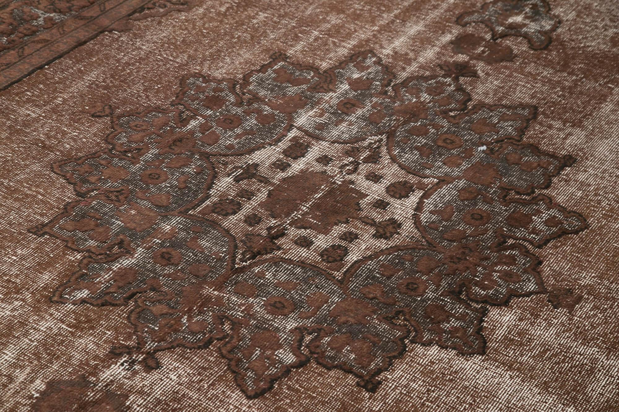 7 x 11 Brown Over Dyed Rug - 1055