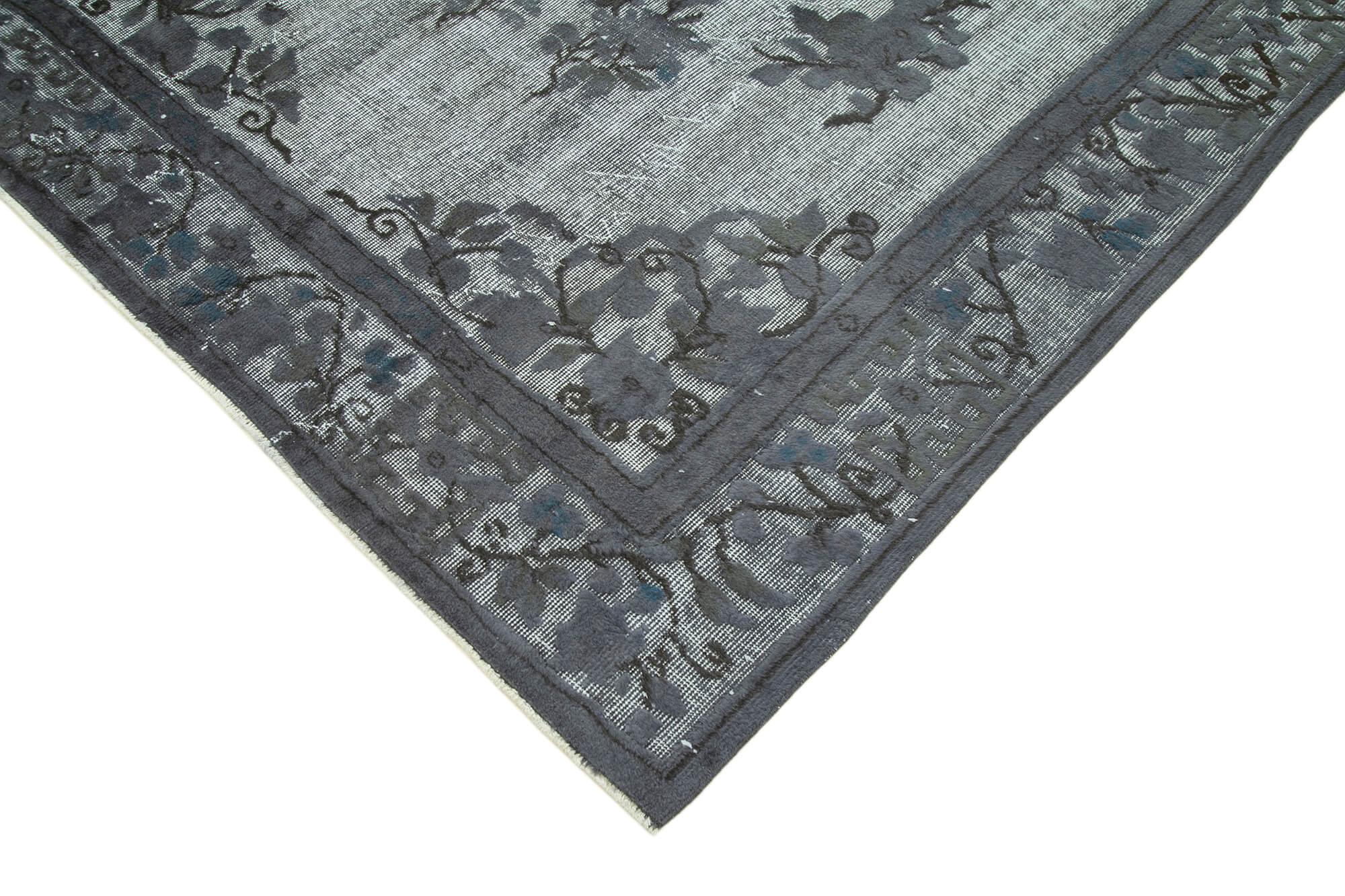 6 x 9 Grey Over Dyed Rug - 1057