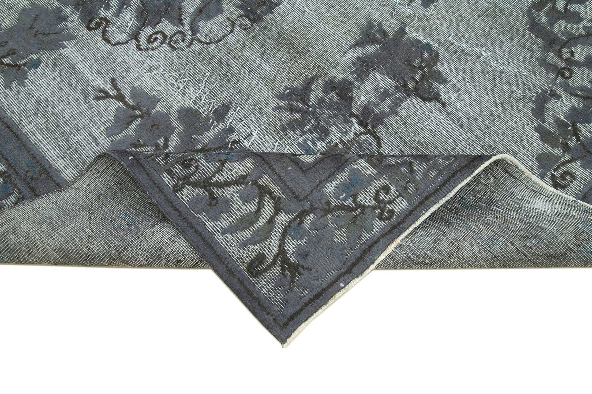 6 x 9 Grey Over Dyed Rug - 1057