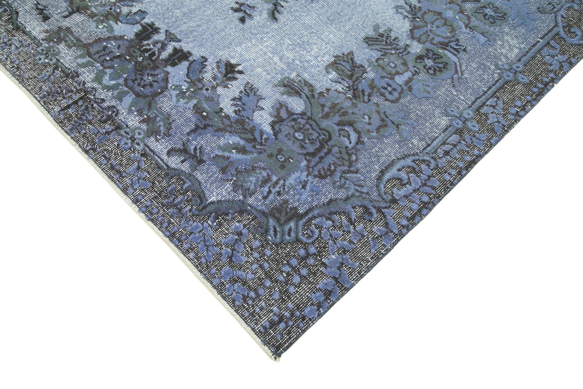 6 x 9 Blue Over Dyed Rug - 1059