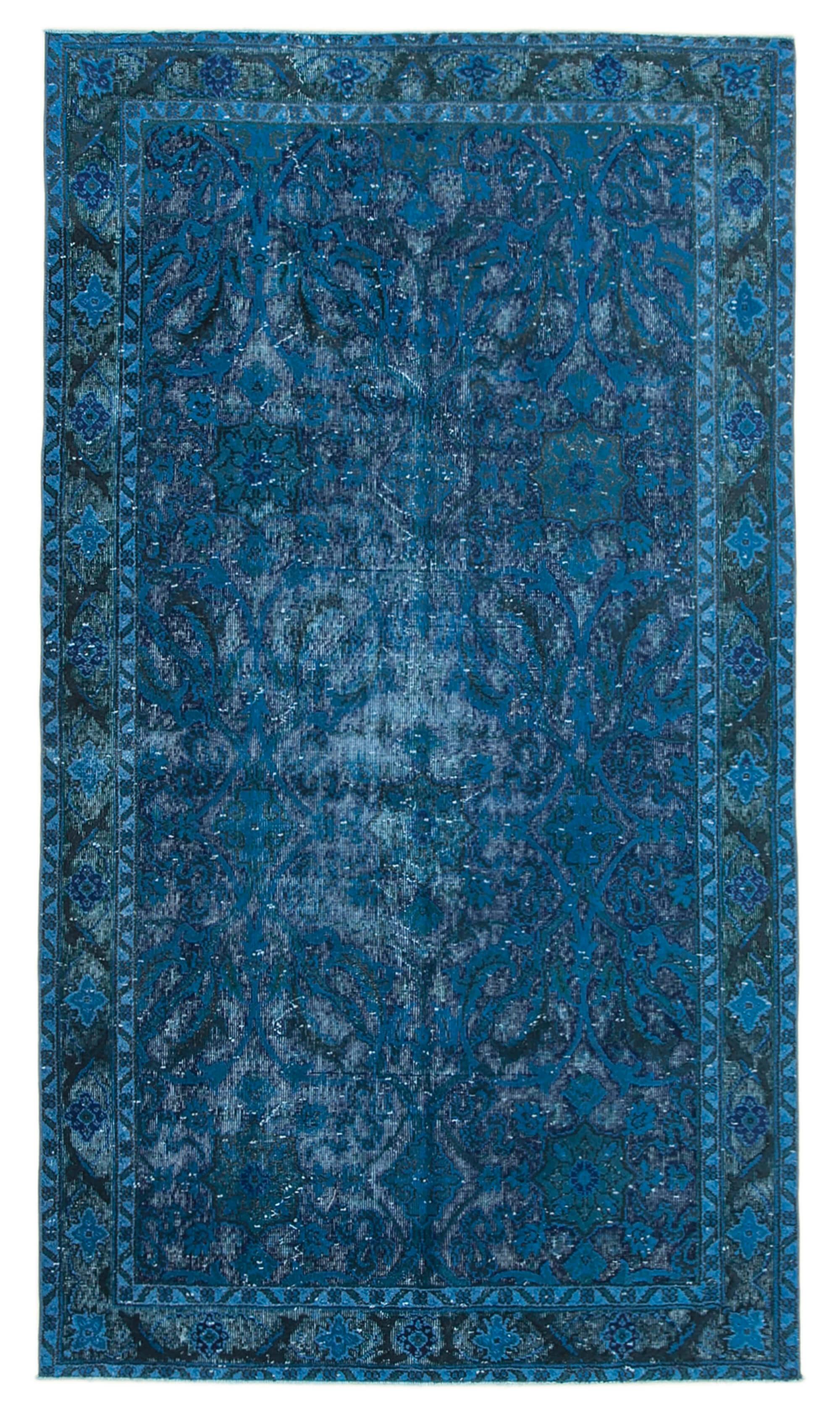 5 x 9 Blue Over Dyed Rug - 1060