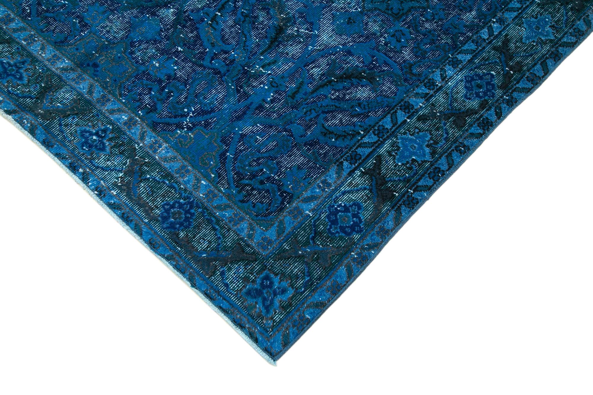 5 x 9 Blue Over Dyed Rug - 1060