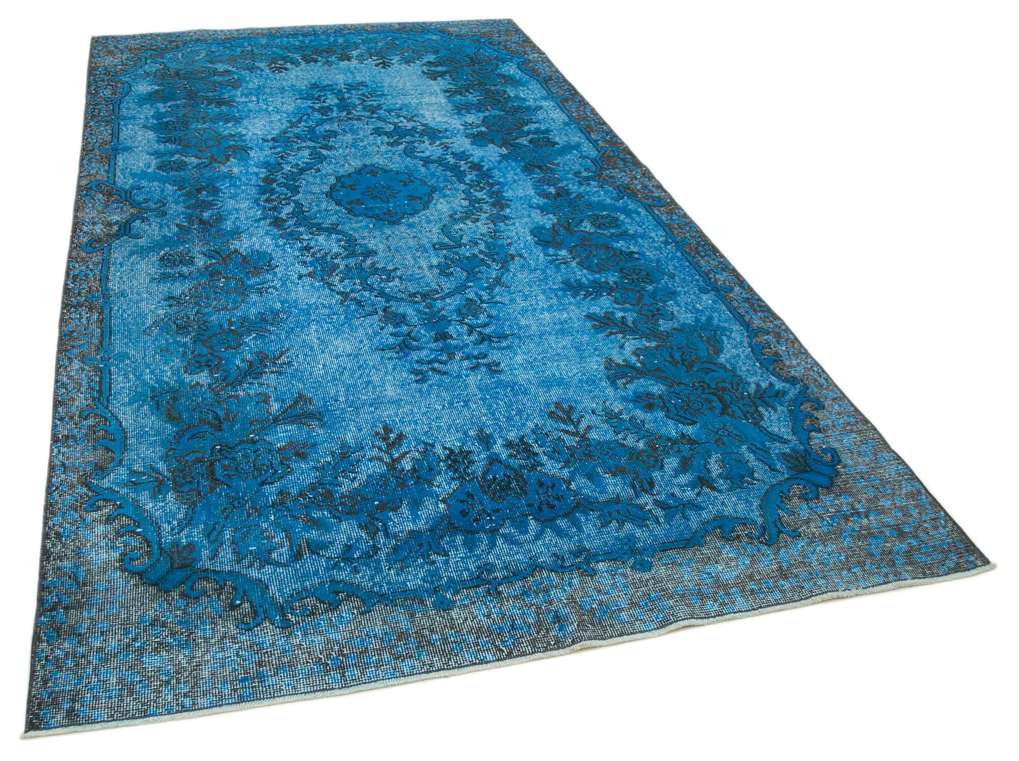 6 x 10 Blue Over Dyed Rug - 1061