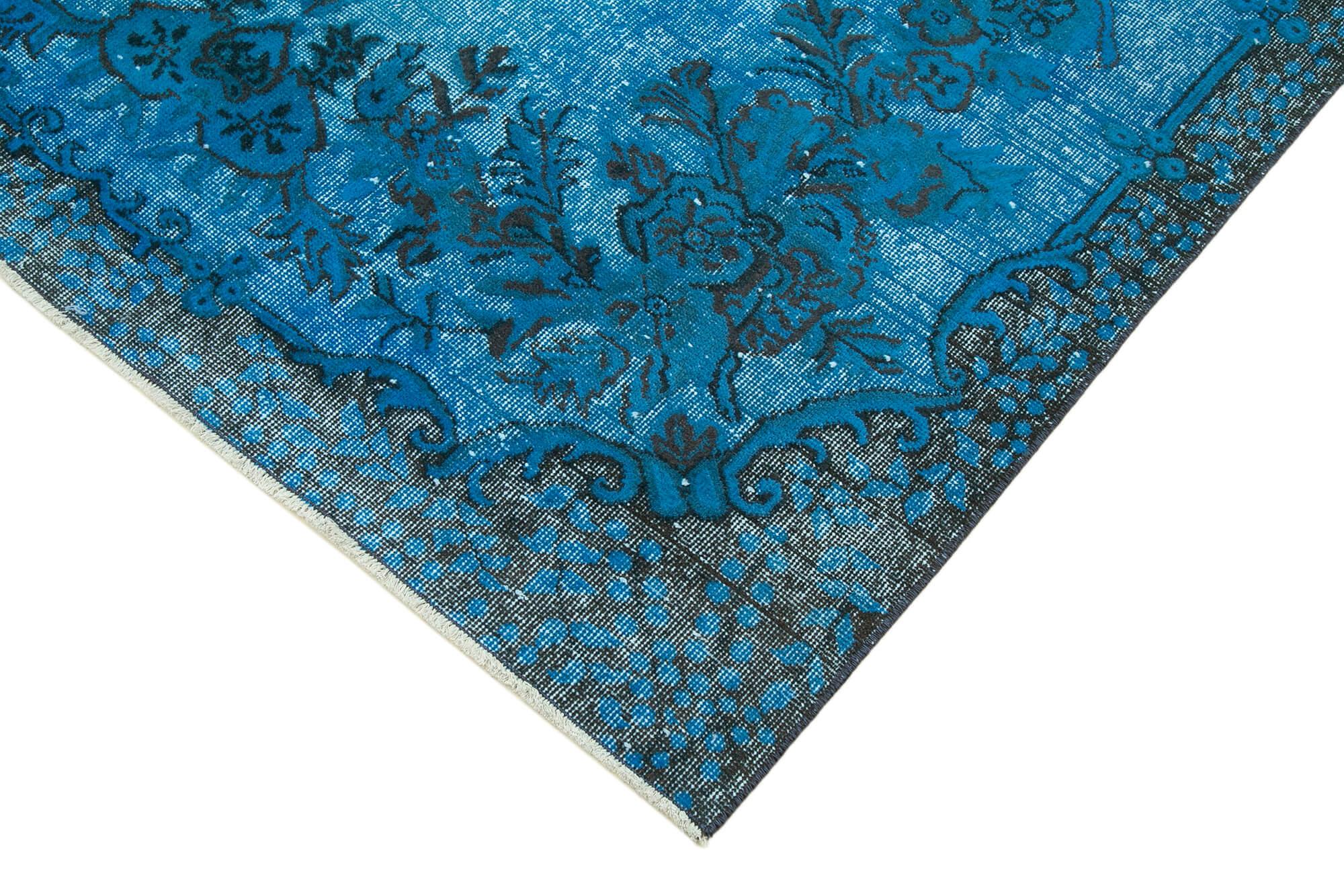 6 x 10 Blue Over Dyed Rug - 1061