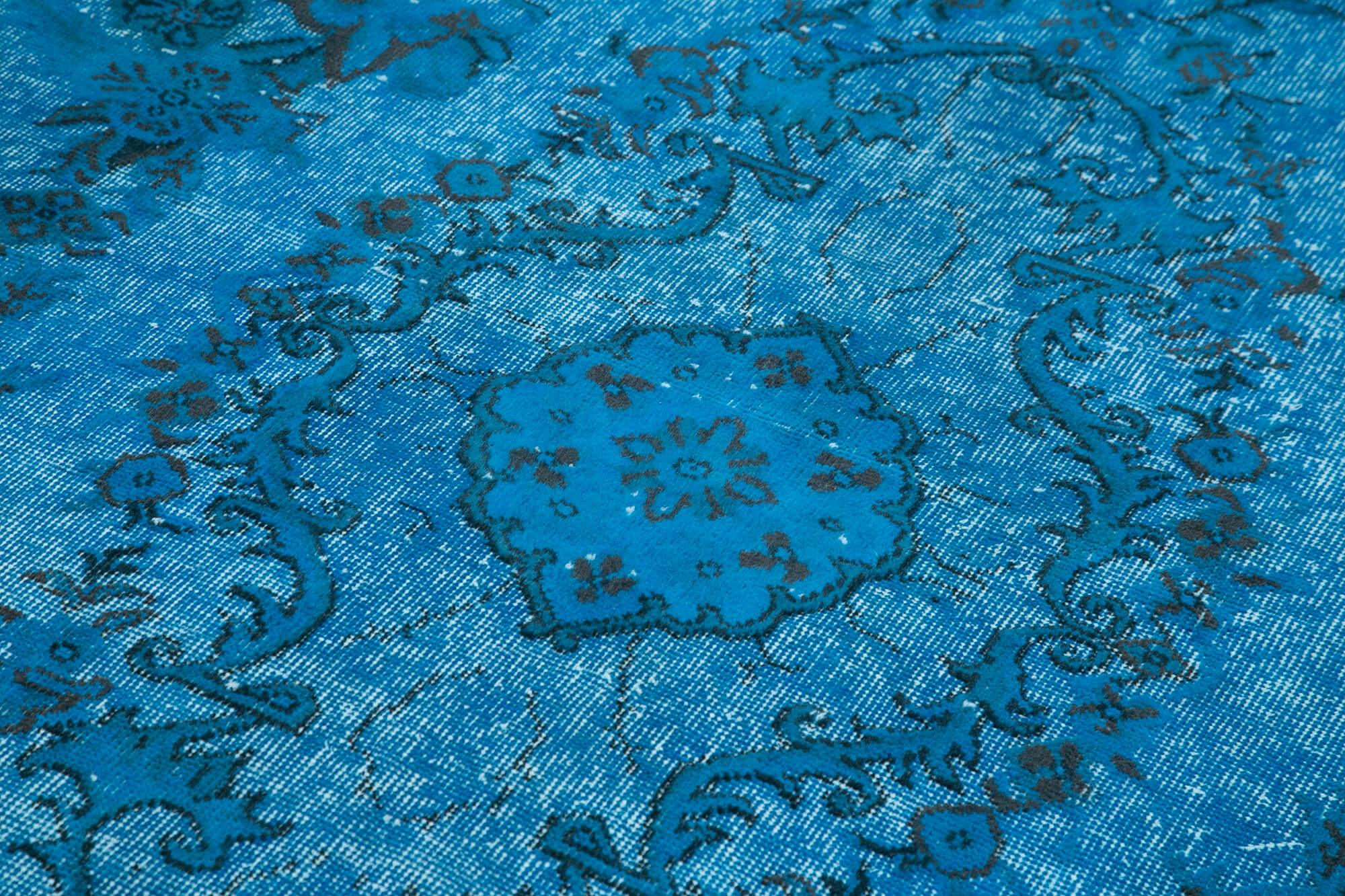 6 x 10 Blue Over Dyed Rug - 1061