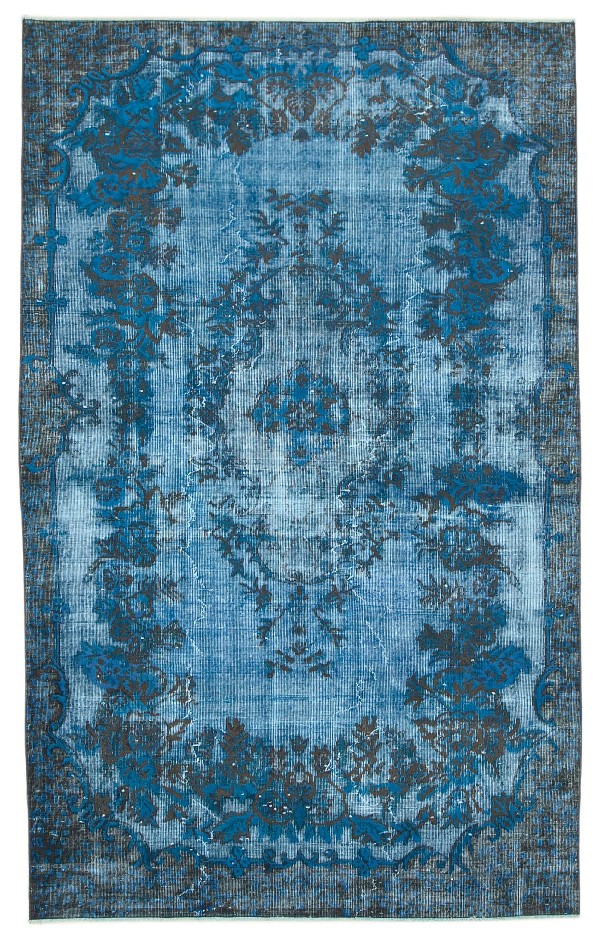 5 x 9 Blue Over Dyed Rug - 1062