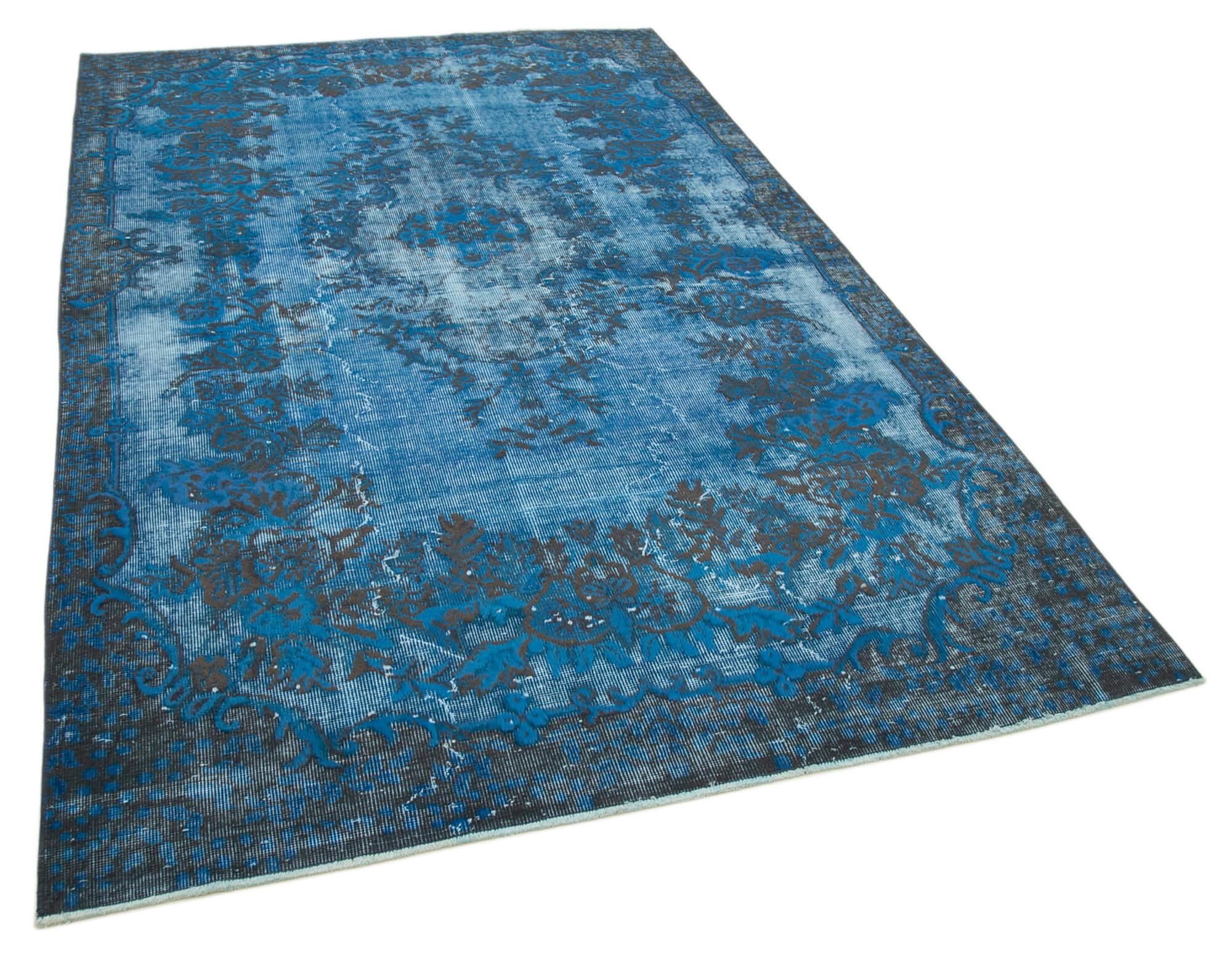 5 x 9 Blue Over Dyed Rug - 1062