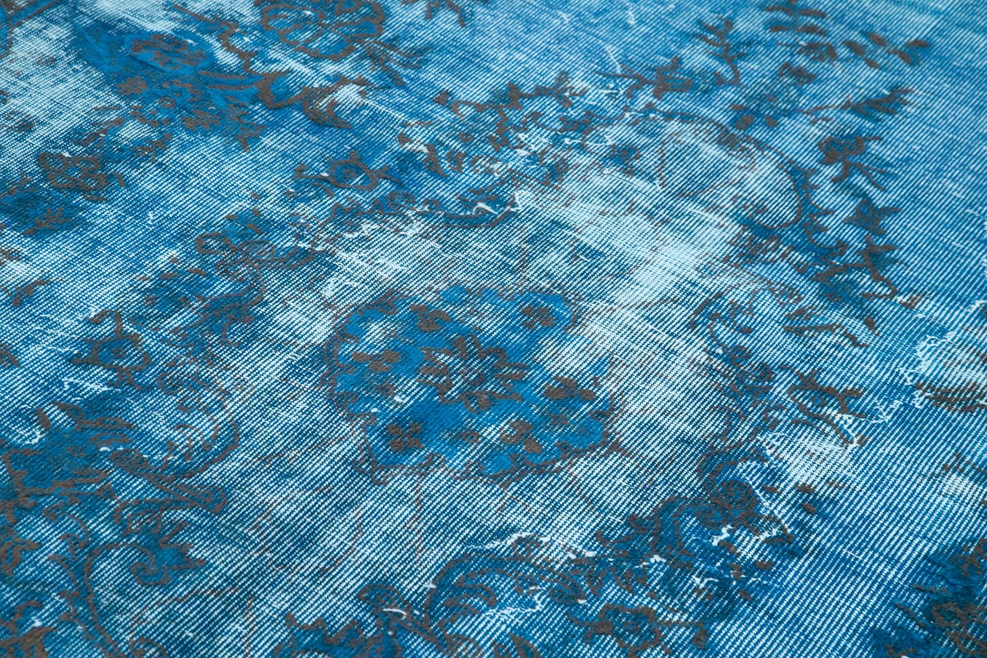 5 x 9 Blue Over Dyed Rug - 1062