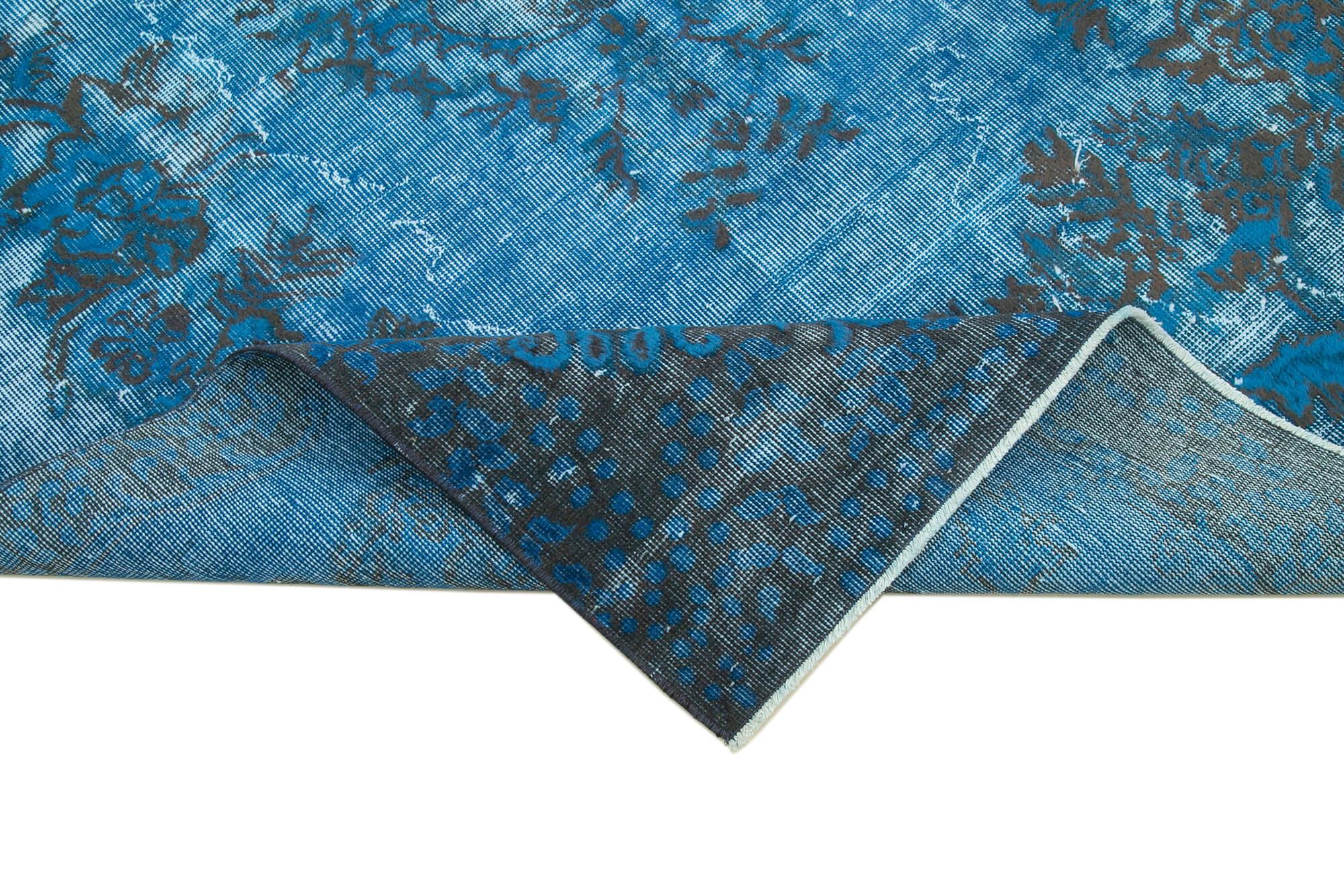 5 x 9 Blue Over Dyed Rug - 1062