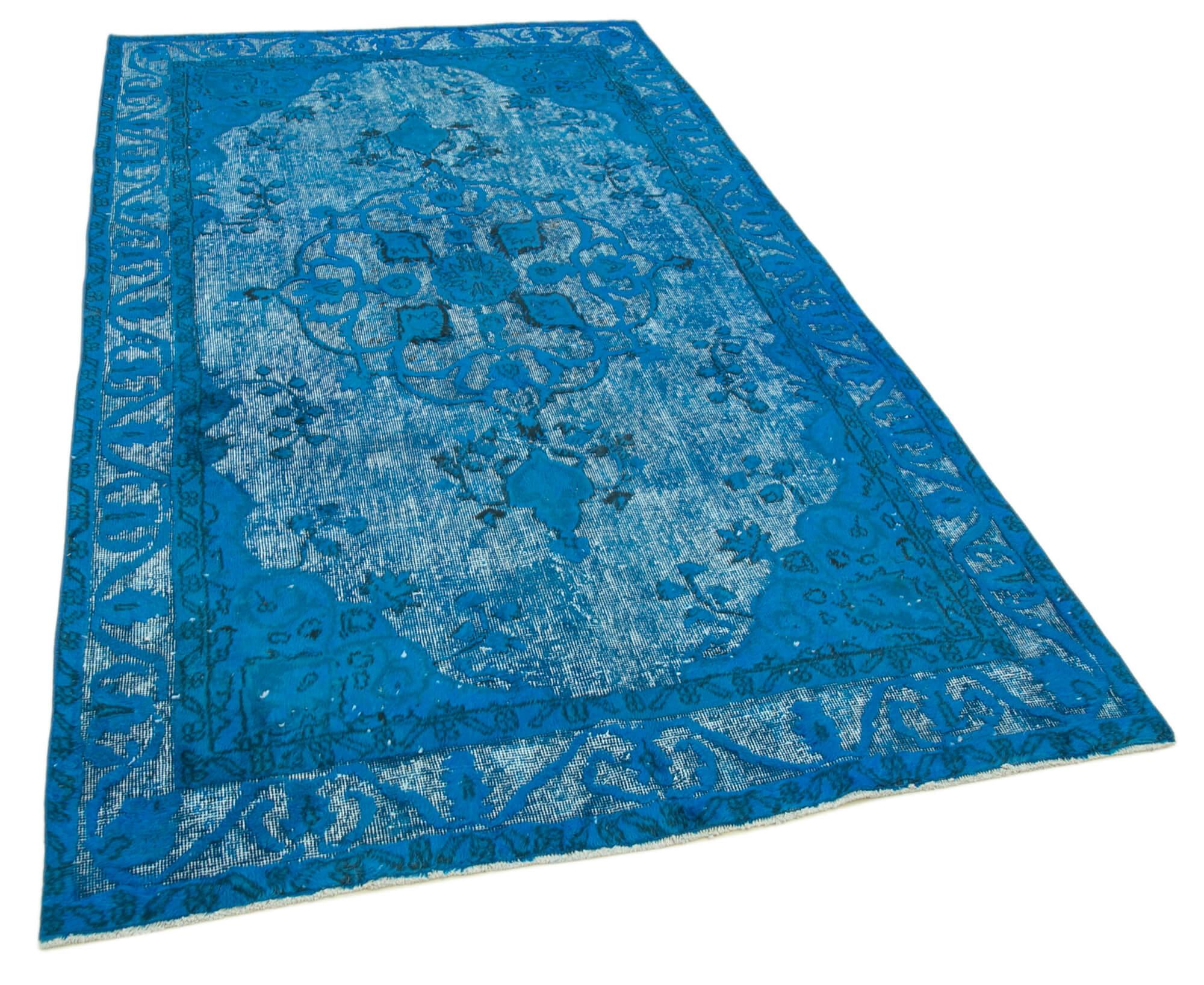 5 x 9 Blue Over Dyed Rug - 1063