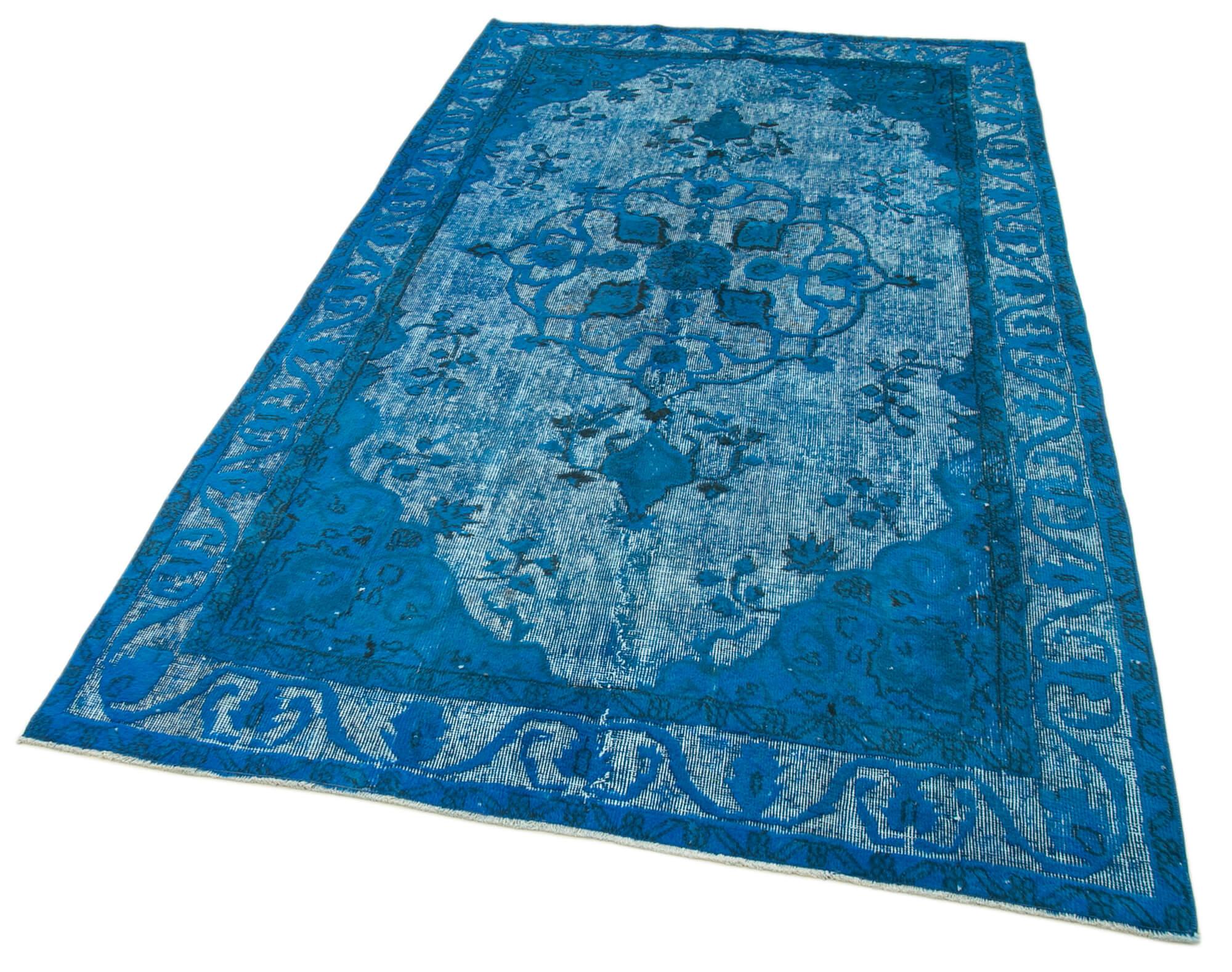 5 x 9 Blue Over Dyed Rug - 1063