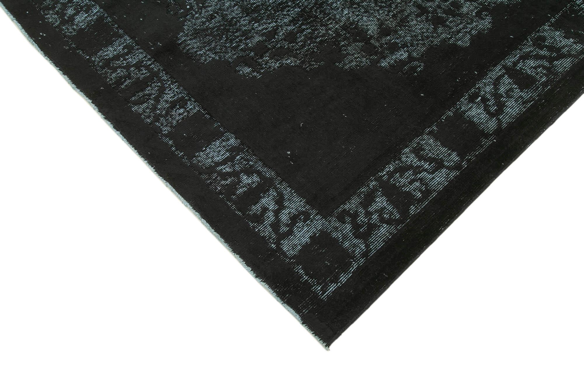 5 x 9 Black Over Dyed Rug - 1064