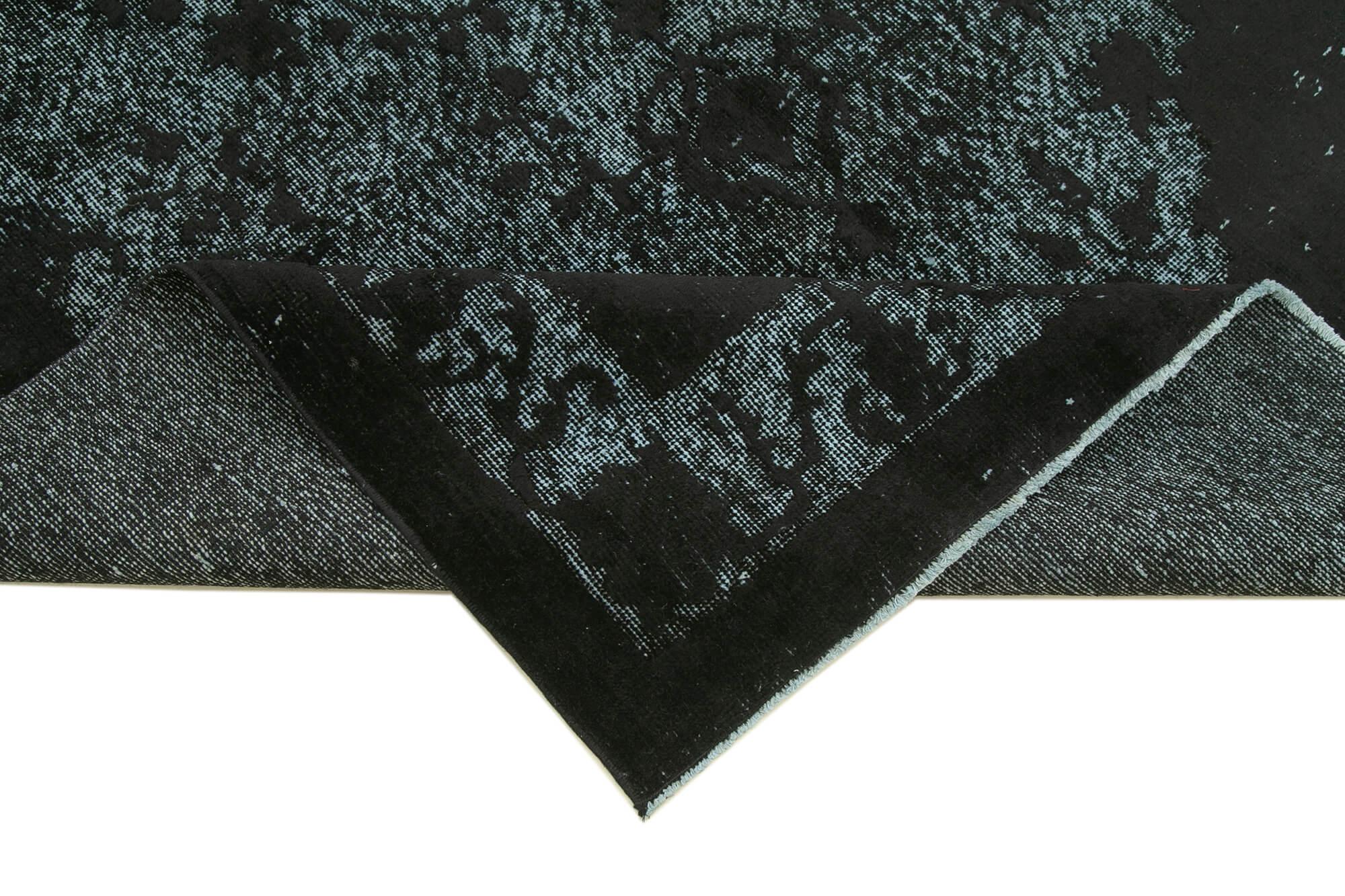 5 x 9 Black Over Dyed Rug - 1064