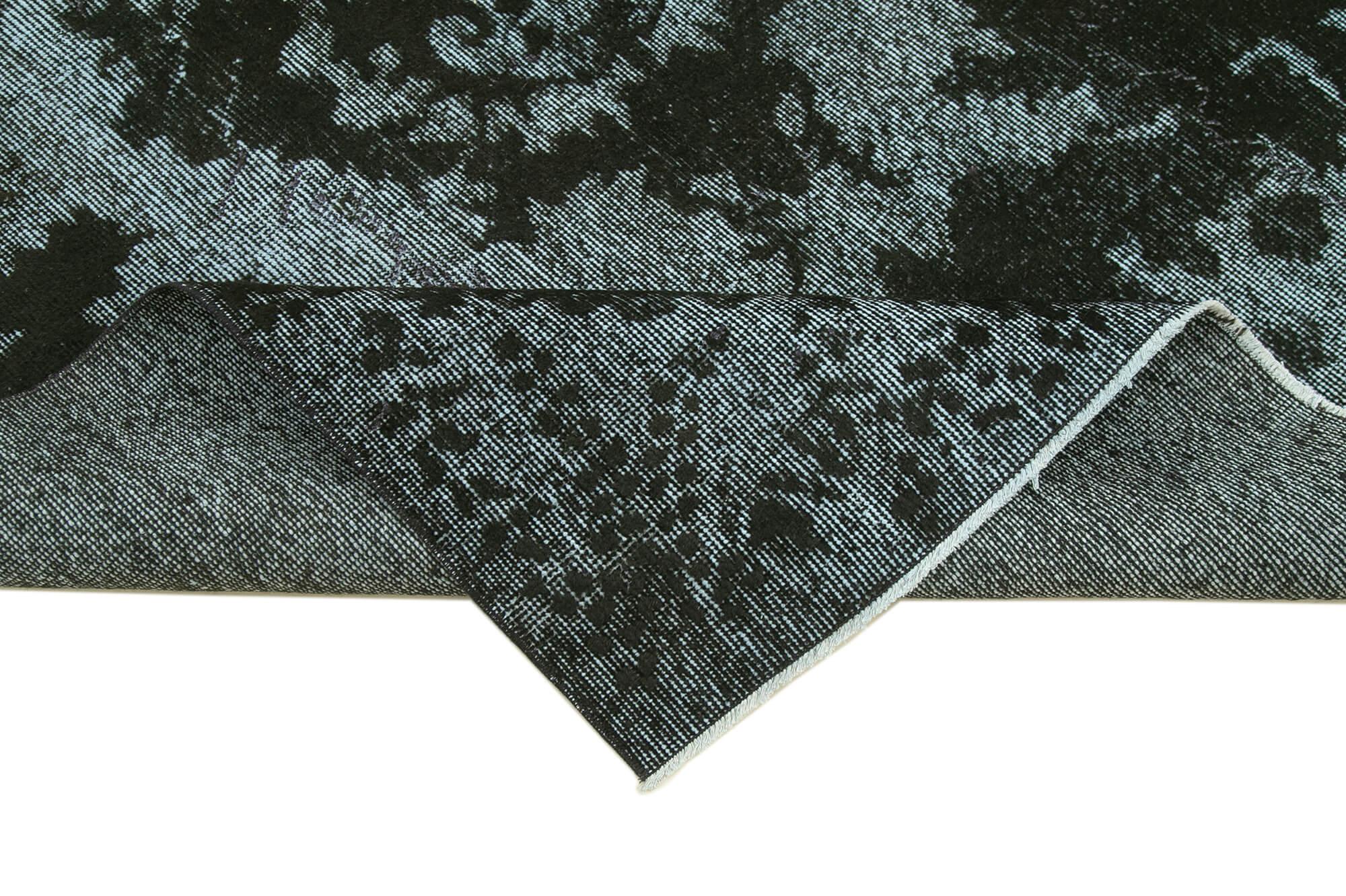 5 x 9 Black Over Dyed Rug - 1065