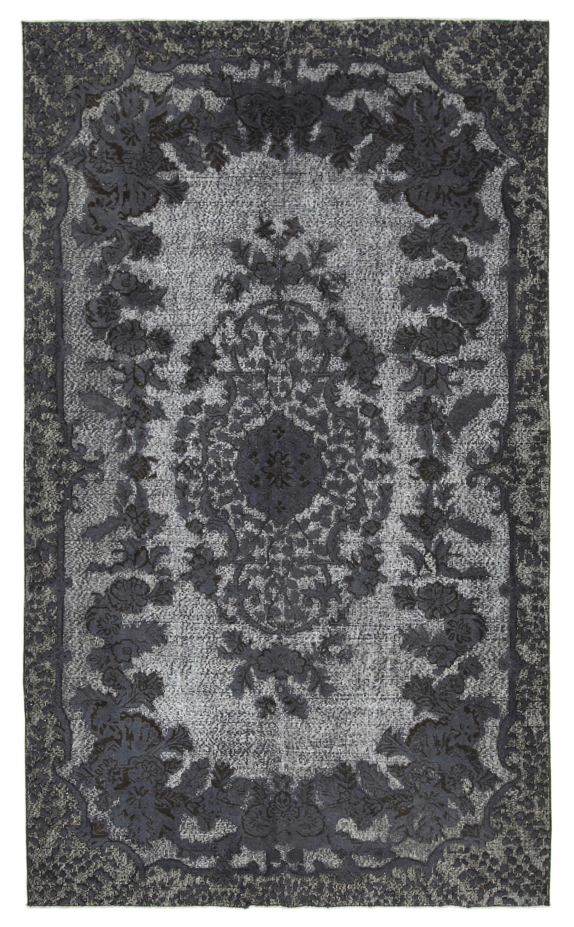 6 x 10 Grey Over Dyed Rug - 1068