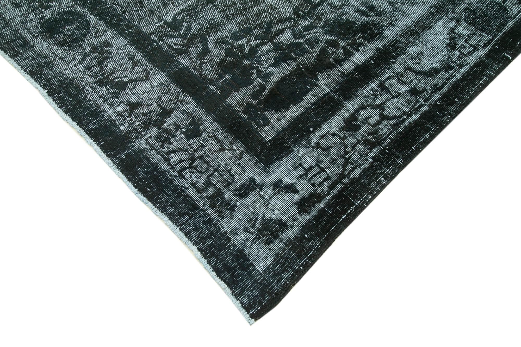 7 x 11 Black Over Dyed Rug - 1069