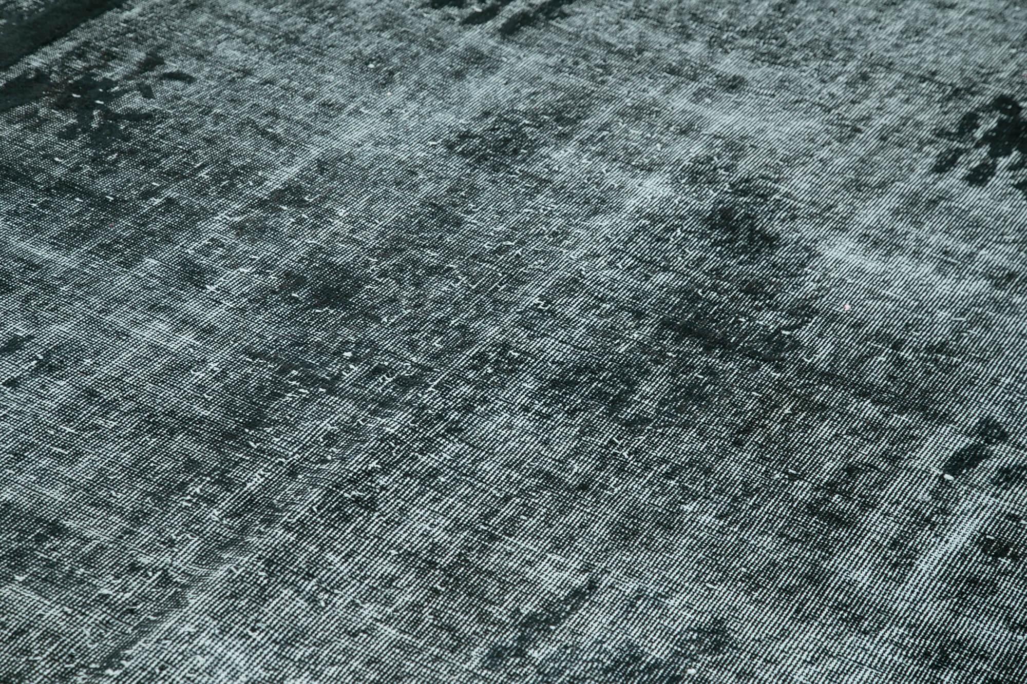 7 x 11 Black Over Dyed Rug - 1069