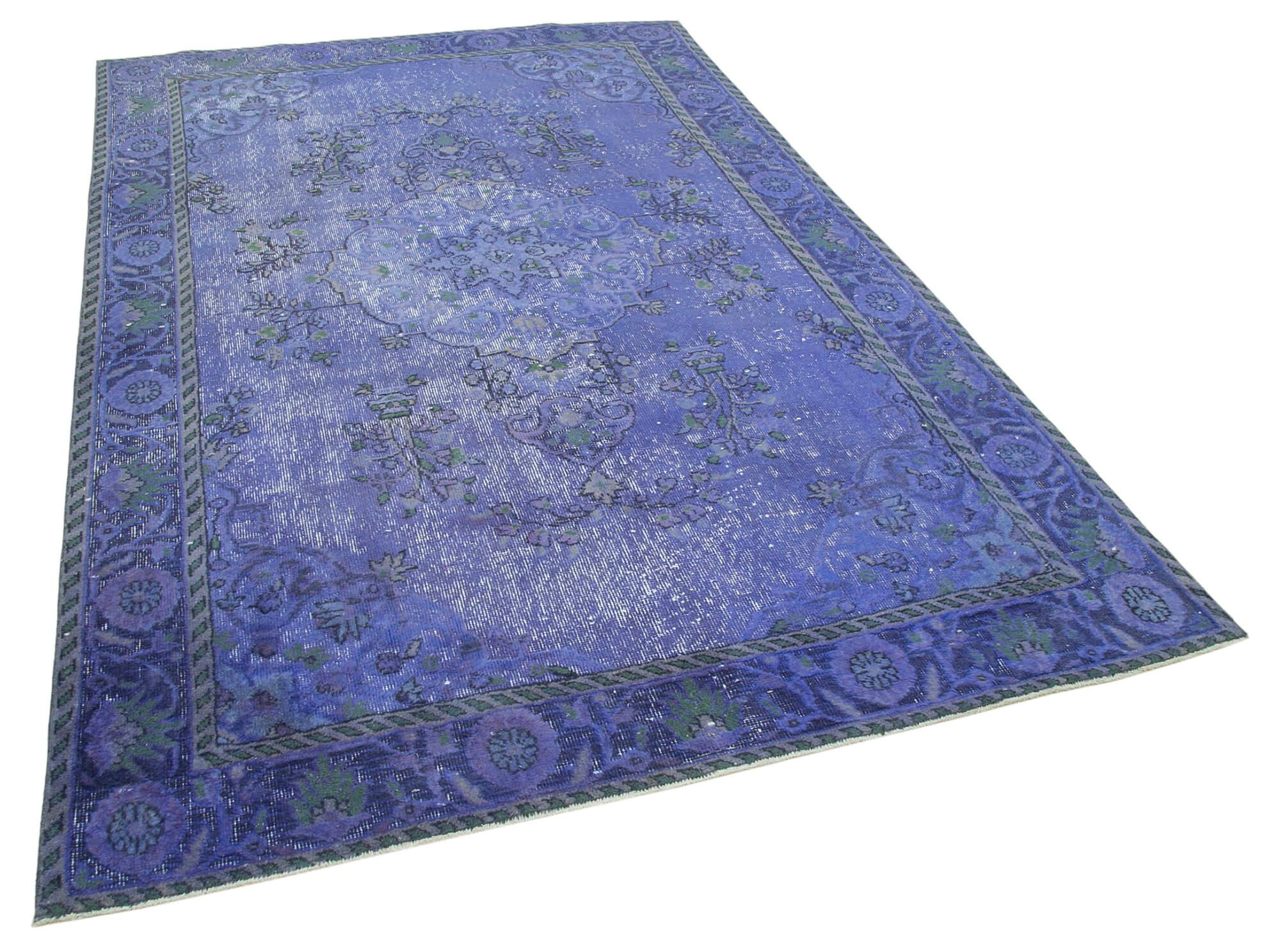 6 x 9 Purple Over Dyed Rug - 1071