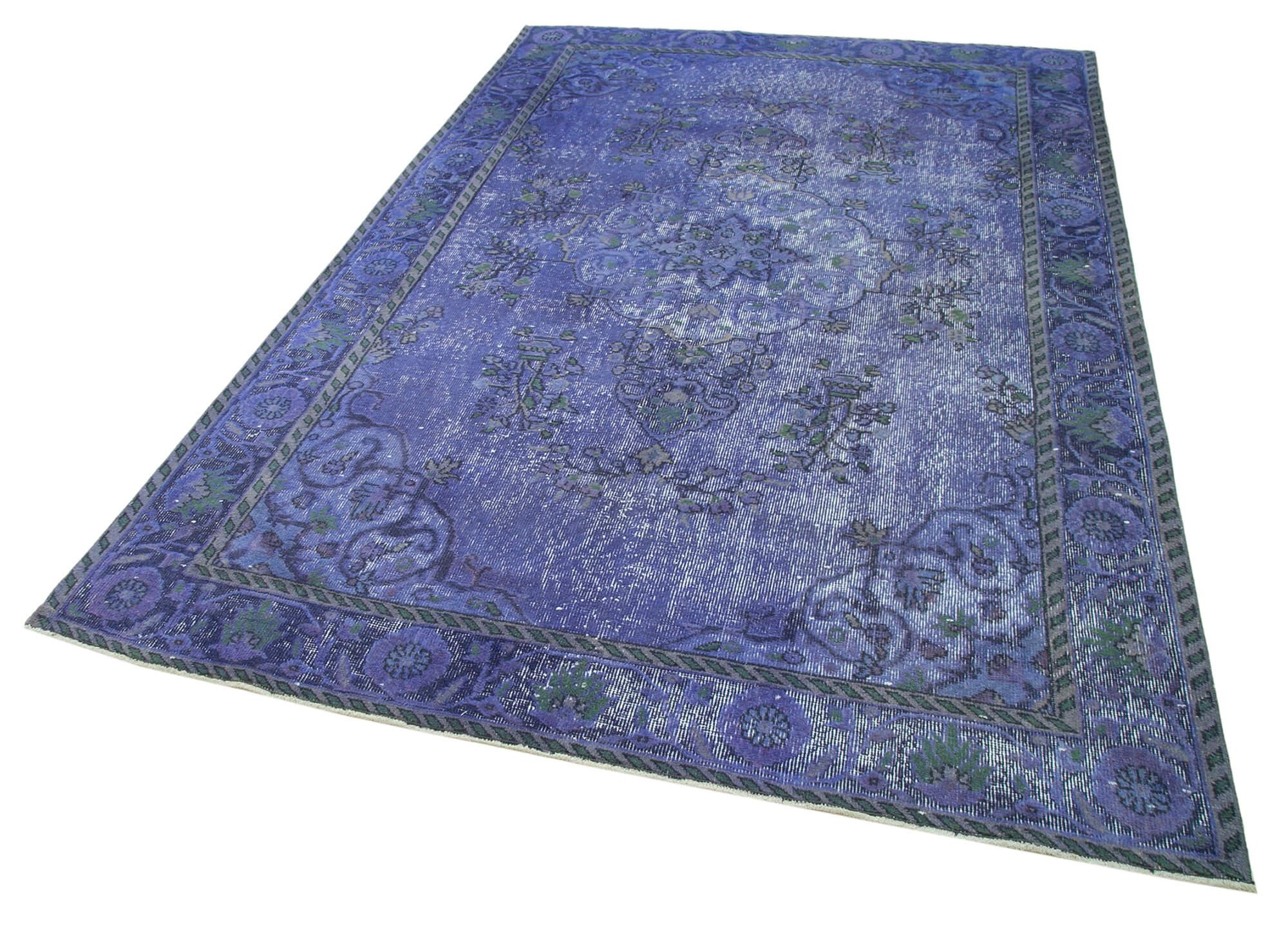 6 x 9 Purple Over Dyed Rug - 1071