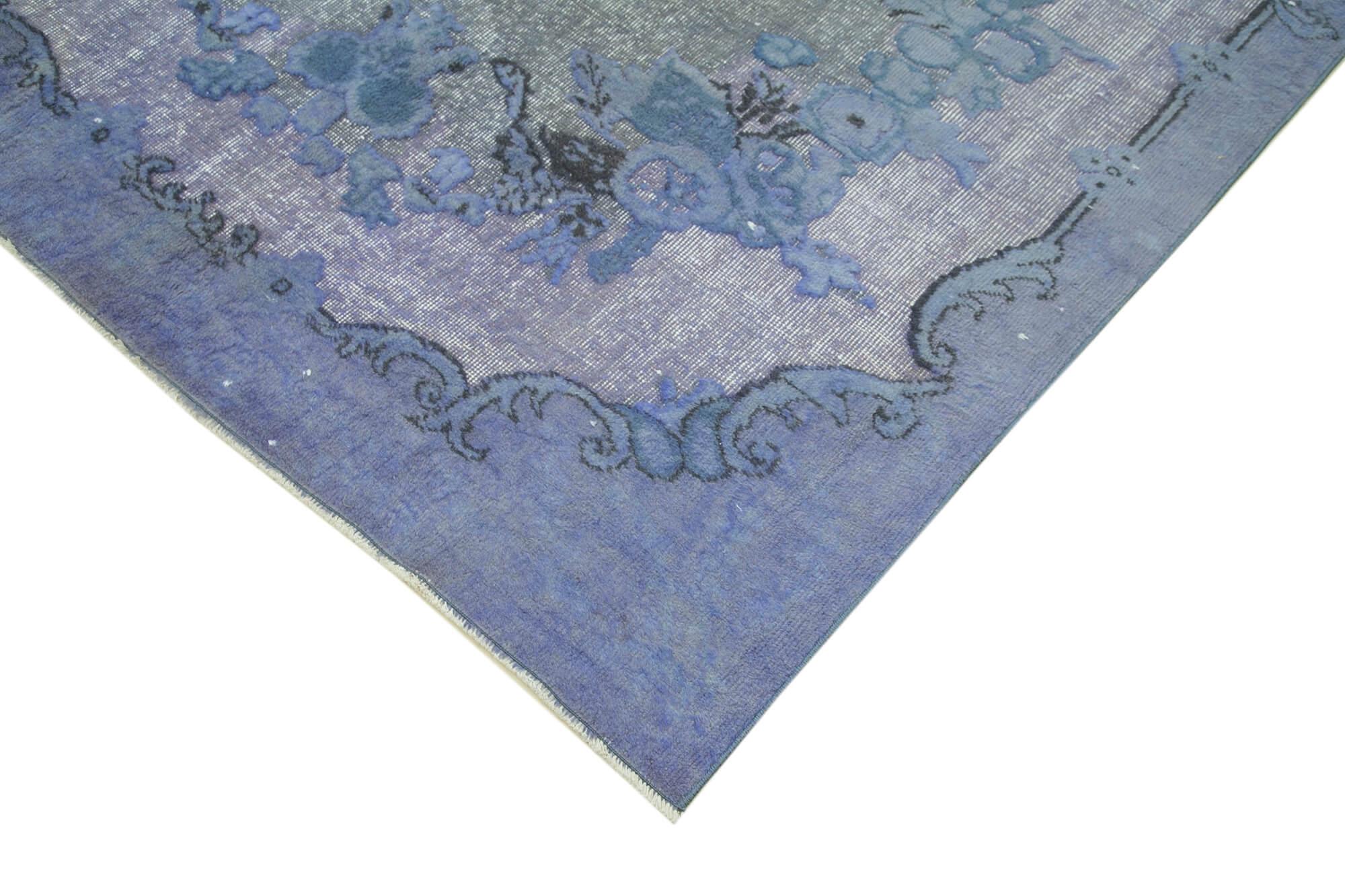 5 x 9 Blue Over Dyed Rug - 1072