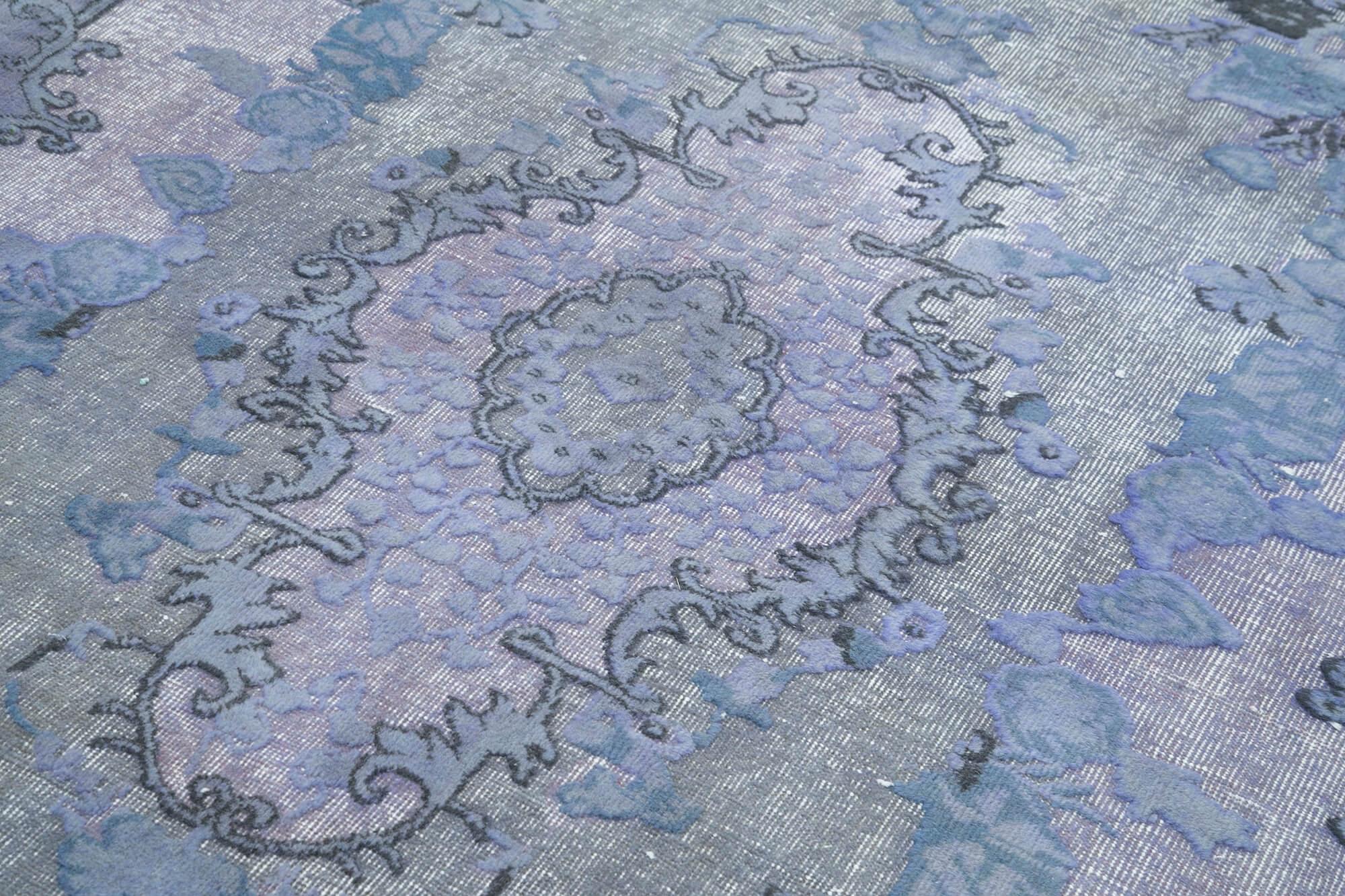 5 x 9 Blue Over Dyed Rug - 1072