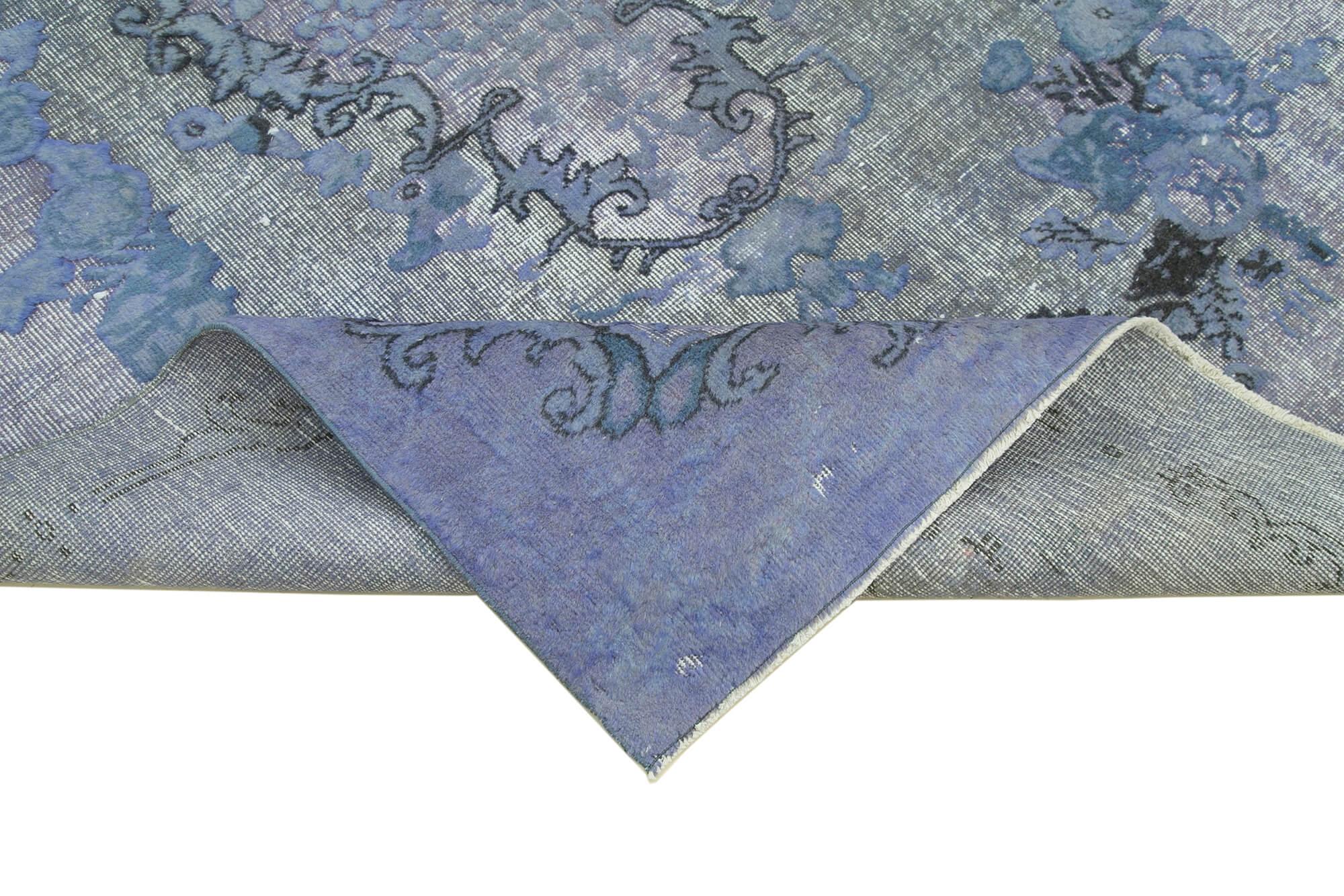 5 x 9 Blue Over Dyed Rug - 1072