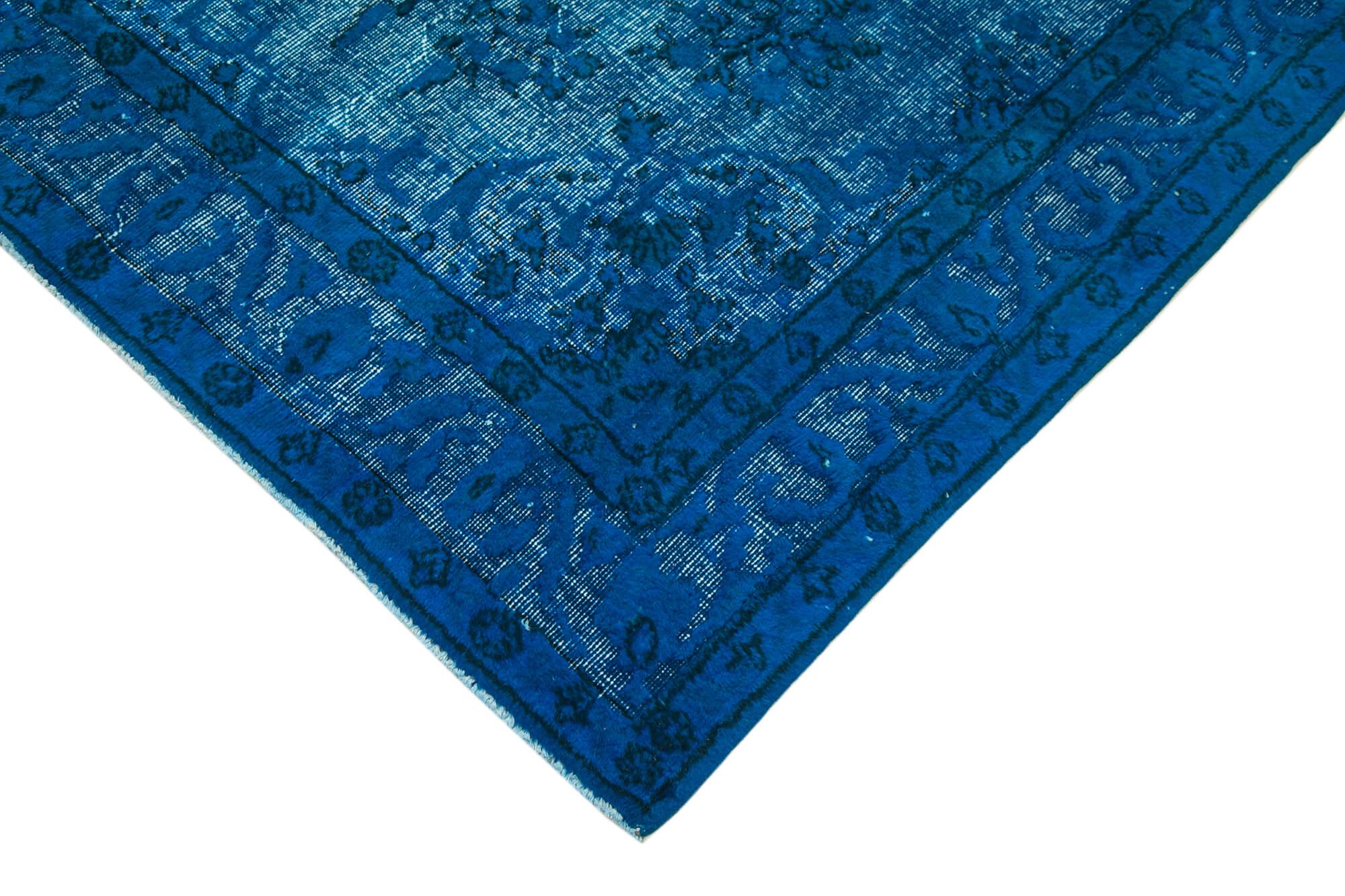 5 x 8 Blue Over Dyed Rug - 1073