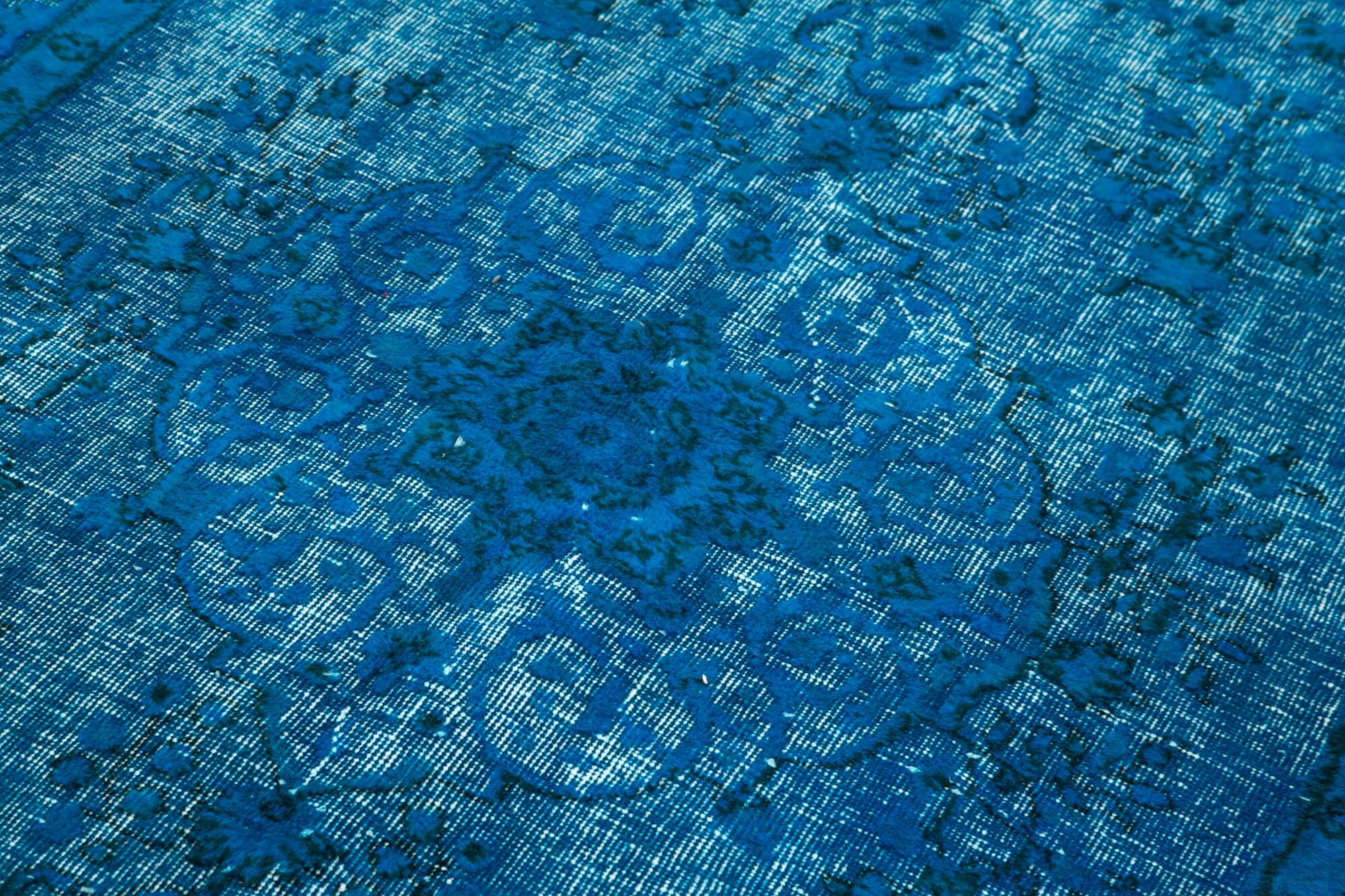 5 x 8 Blue Over Dyed Rug - 1073