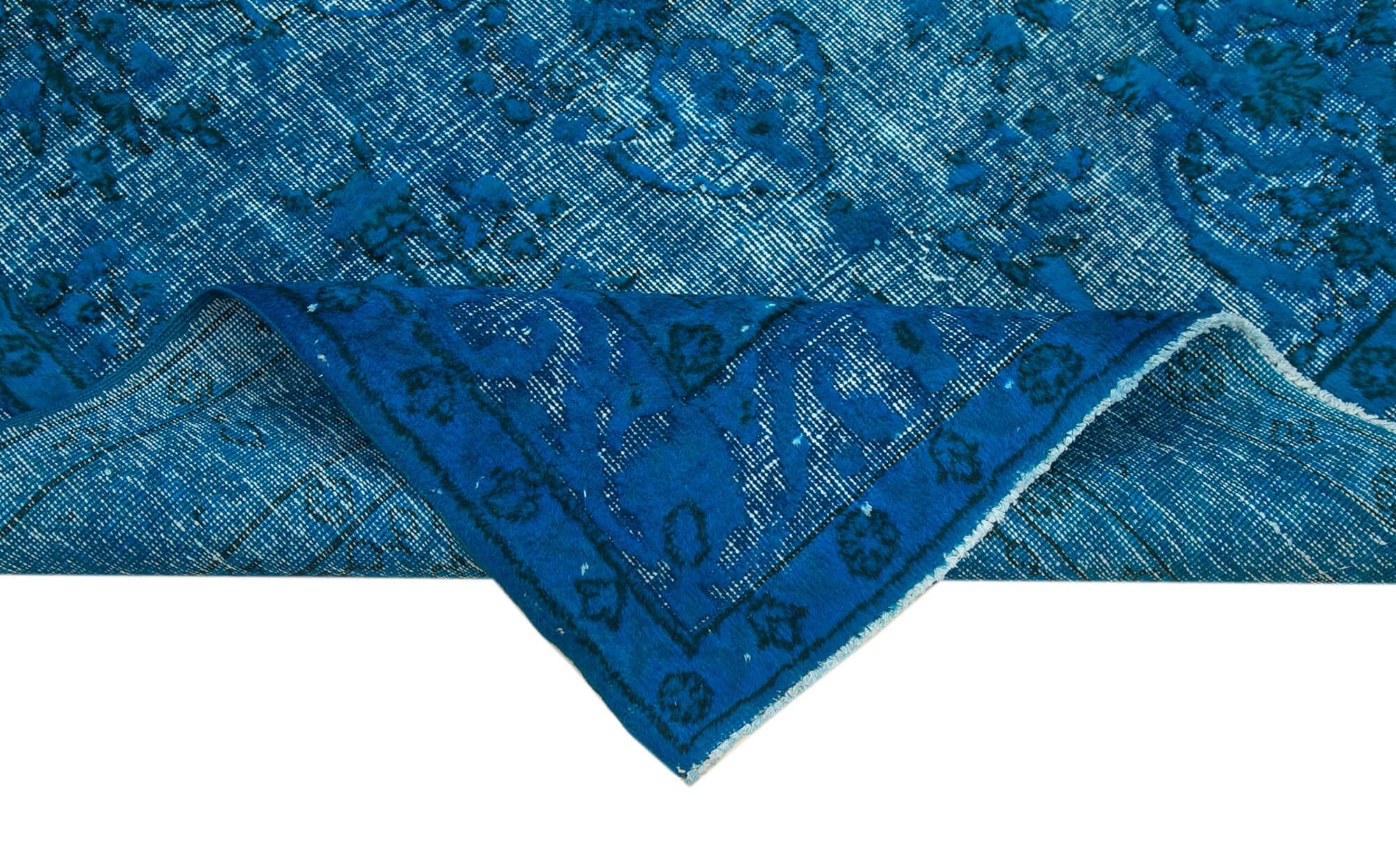 5 x 8 Blue Over Dyed Rug - 1073