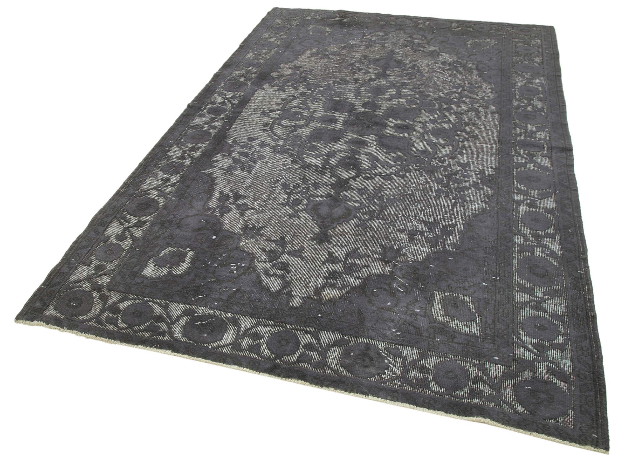 6 x 9 Grey Over Dyed Rug - 1074