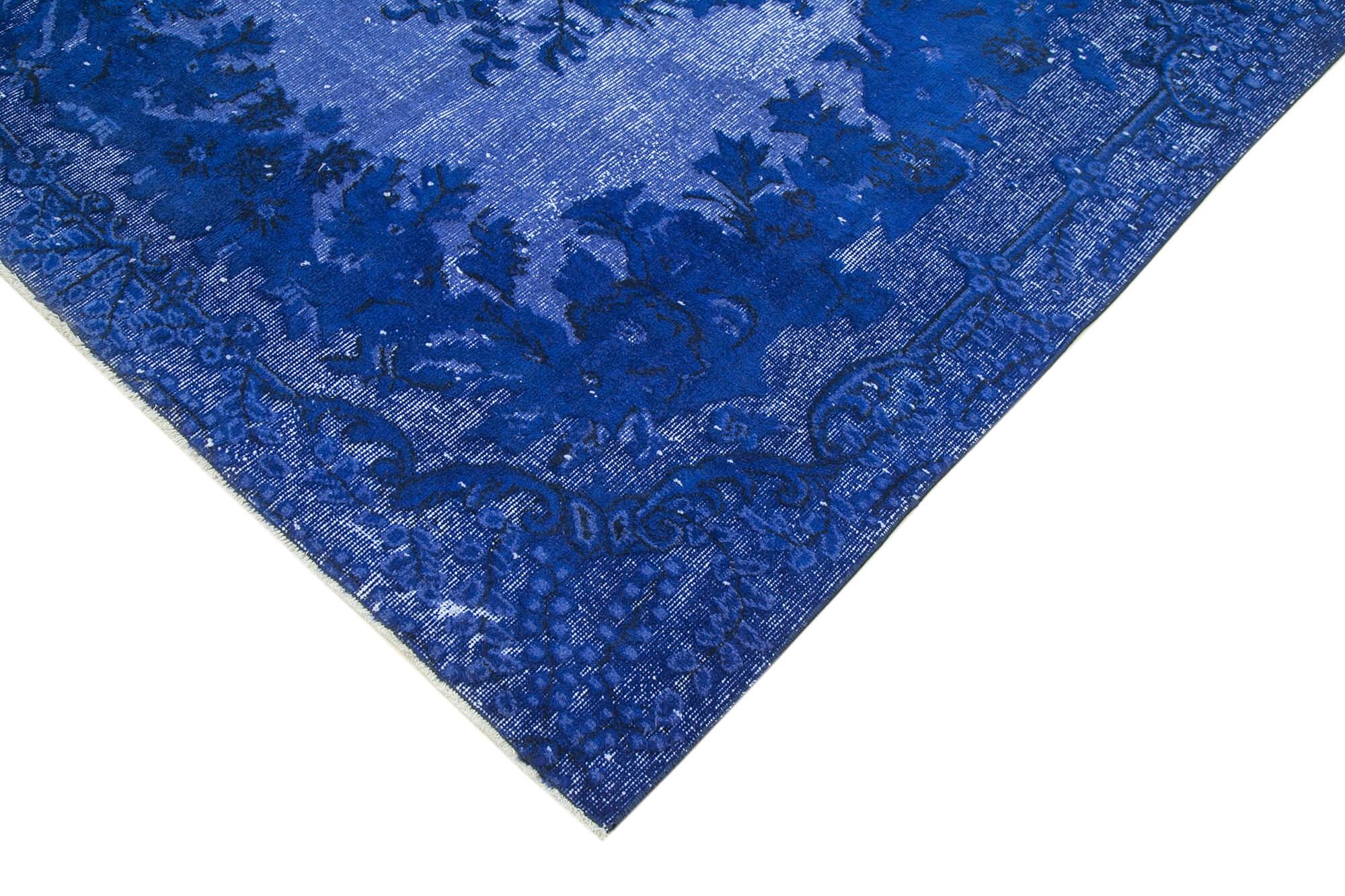 6 x 9 Blue Over Dyed Rug - 1078