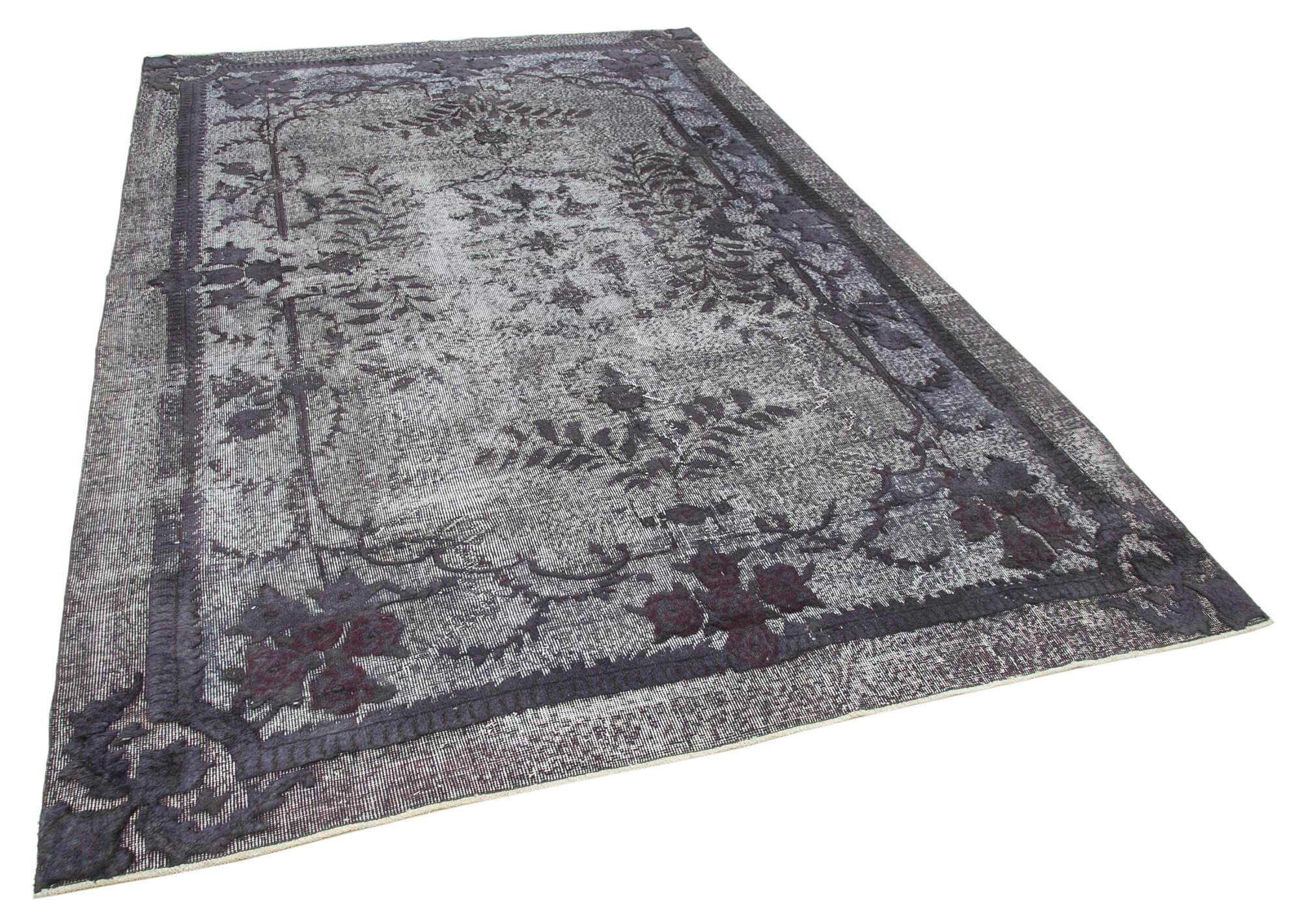 7 x 10 Grey Over Dyed Rug - 1082