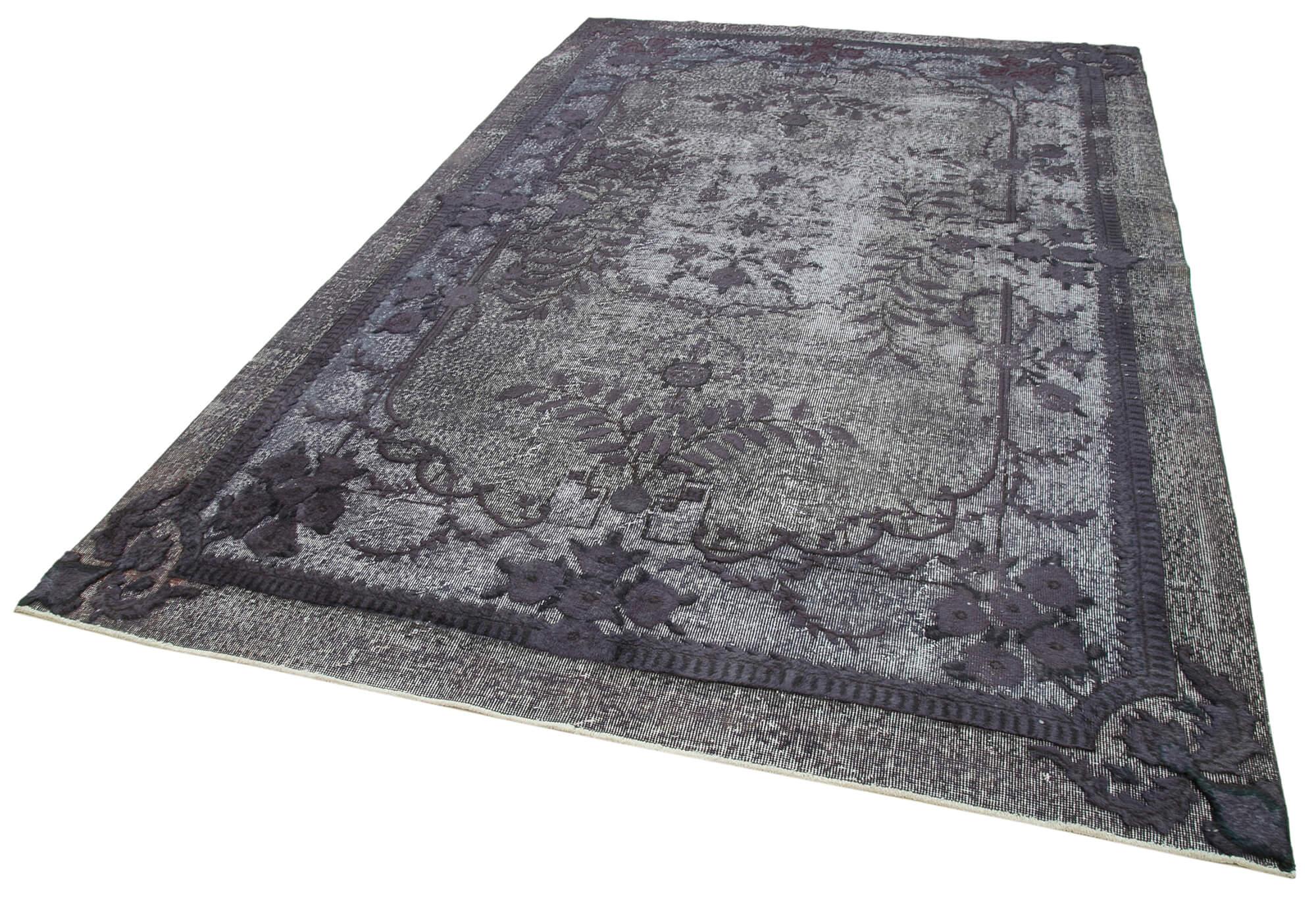 7 x 10 Grey Over Dyed Rug - 1082