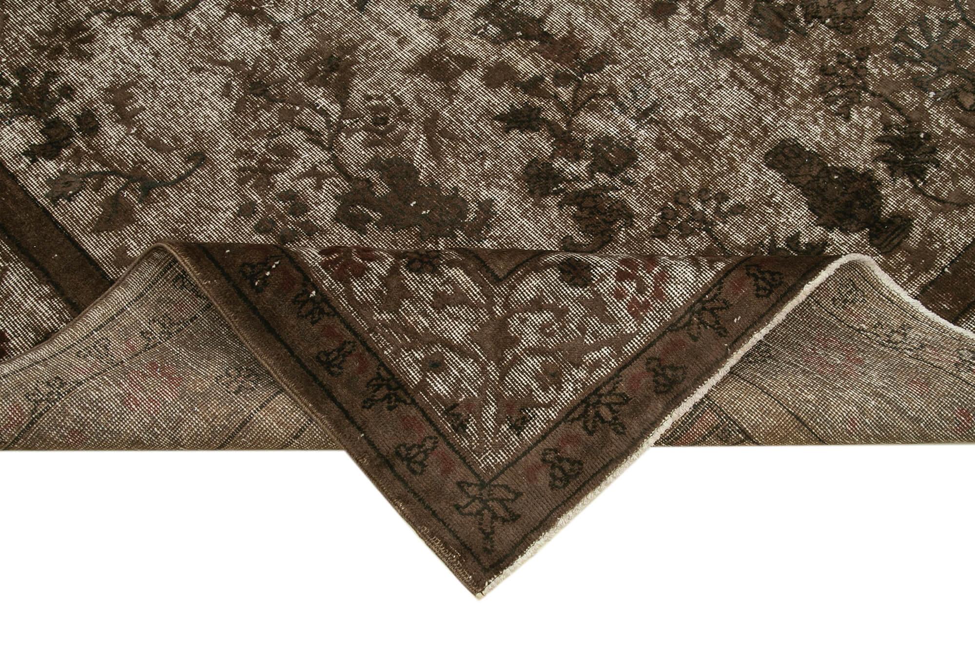 7 x 10 Brown Over Dyed Rug - 1085