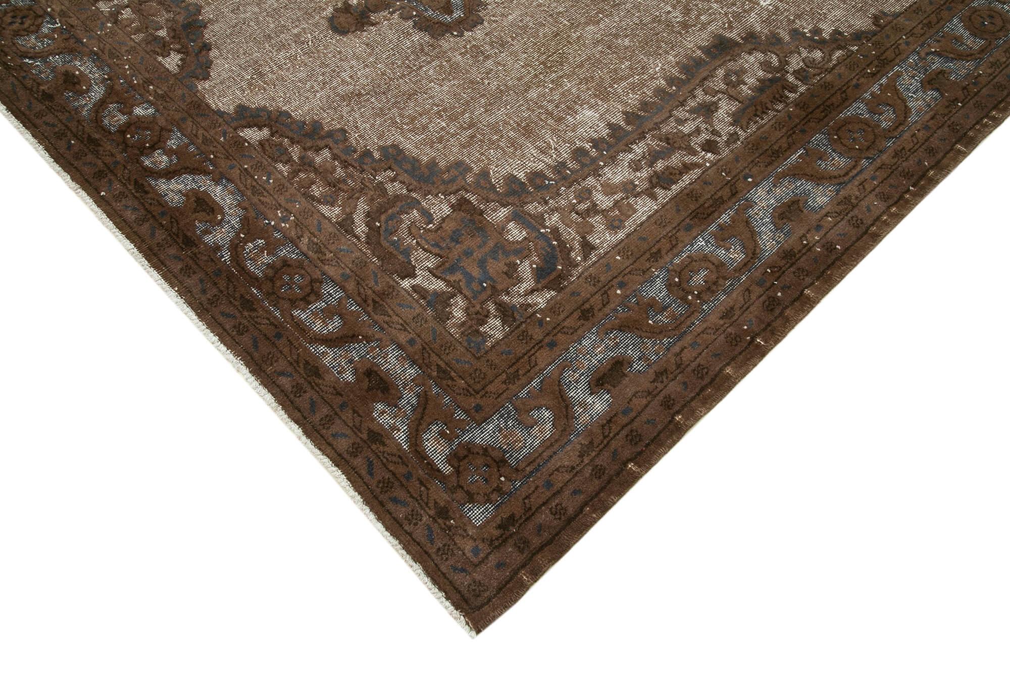 7 x 10 Brown Over Dyed Rug - 1087