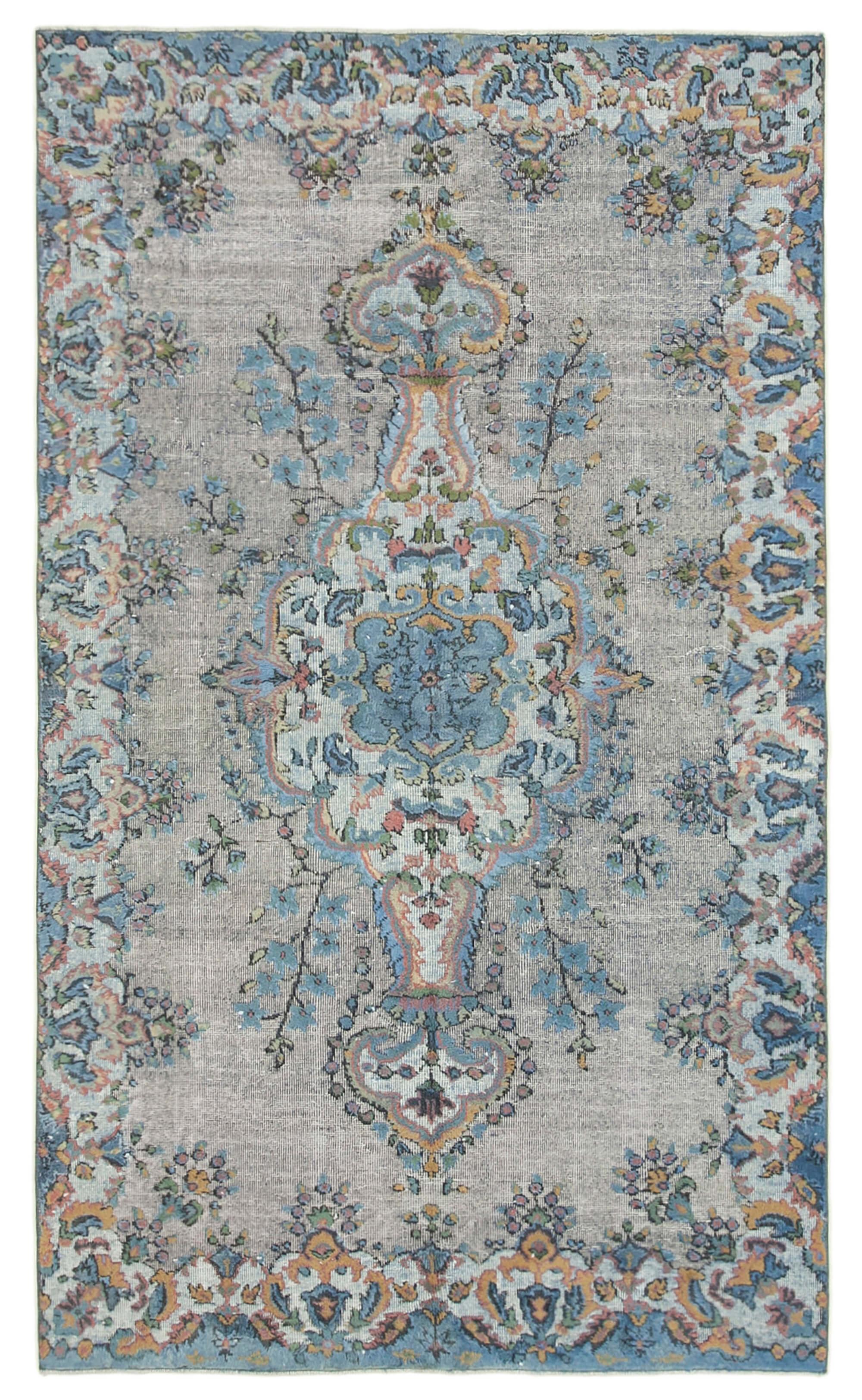 5 x 9 Blue Over Dyed Rug - 1088