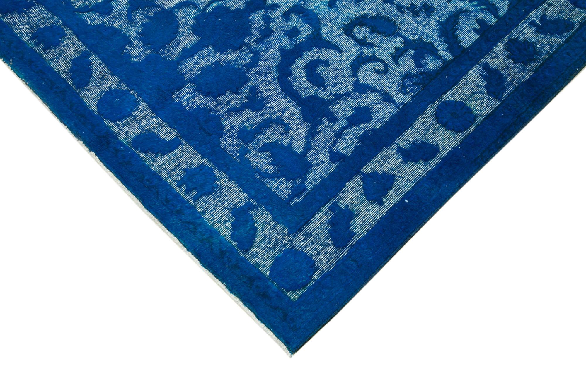 5 x 8 Blue Over Dyed Rug - 1090