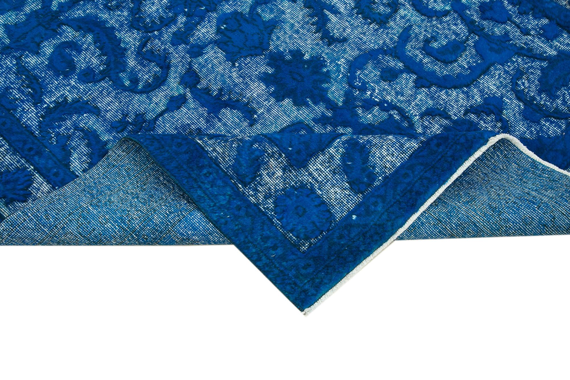 5 x 8 Blue Over Dyed Rug - 1090