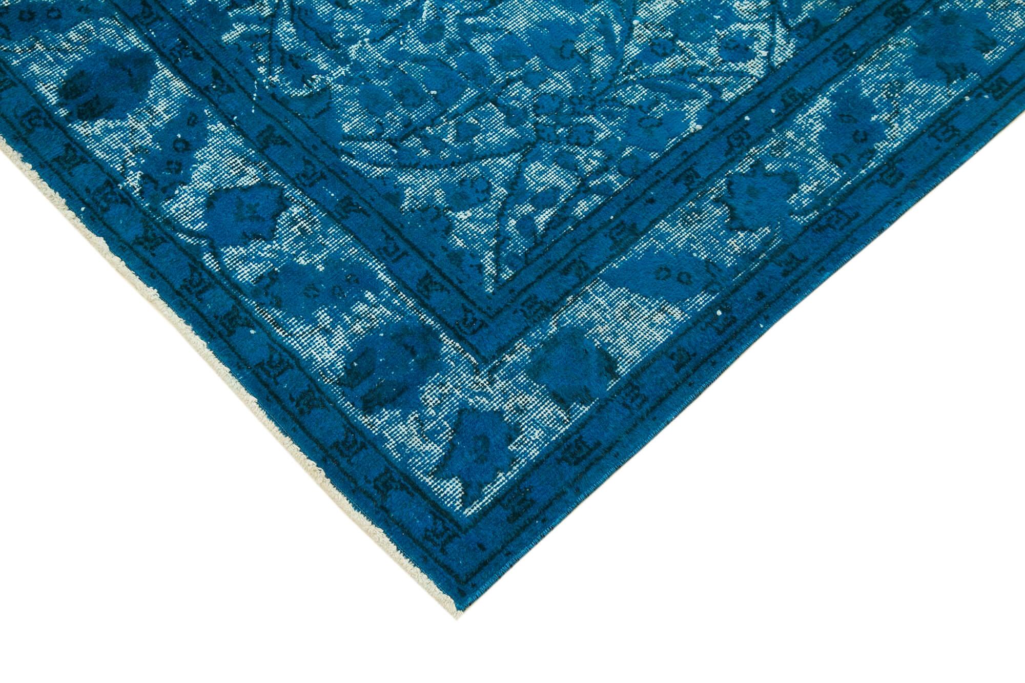 5 x 8 Turquoise Over Dyed Rug - 1091