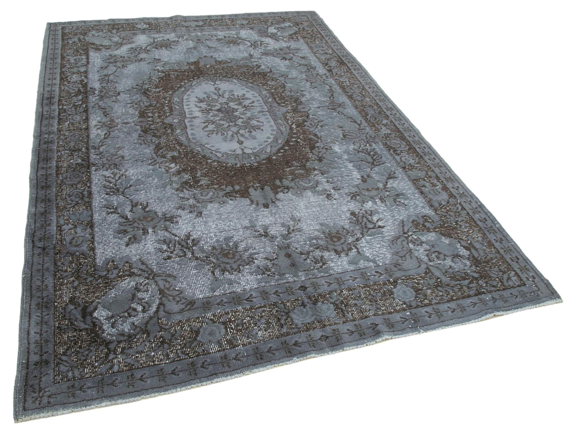 6 x 9 Grey Over Dyed Rug - 1095