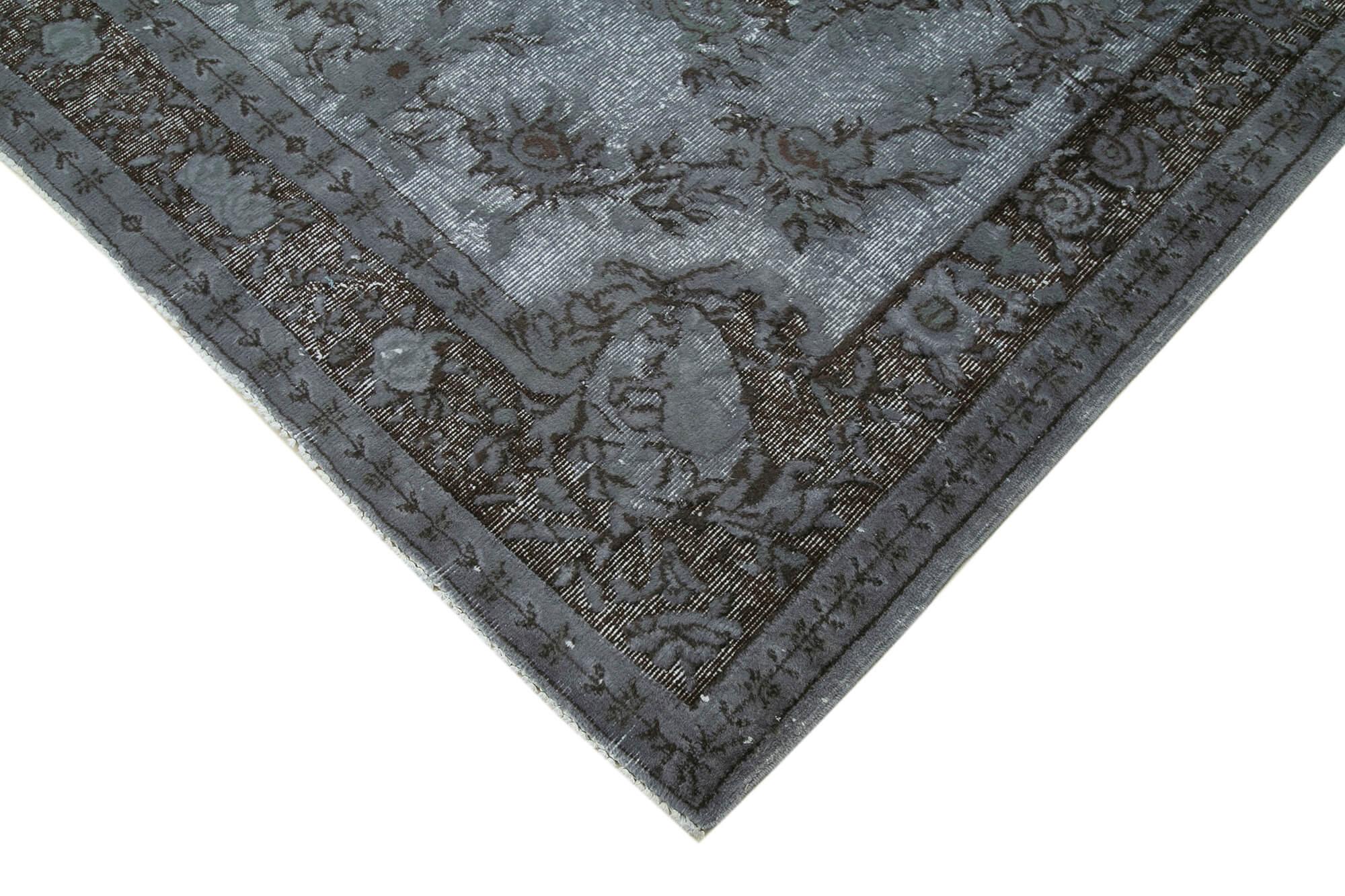 6 x 9 Grey Over Dyed Rug - 1095