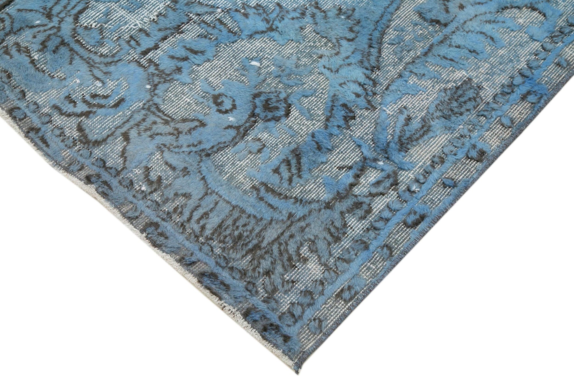 6 x 10 Blue Over Dyed Rug - 1098