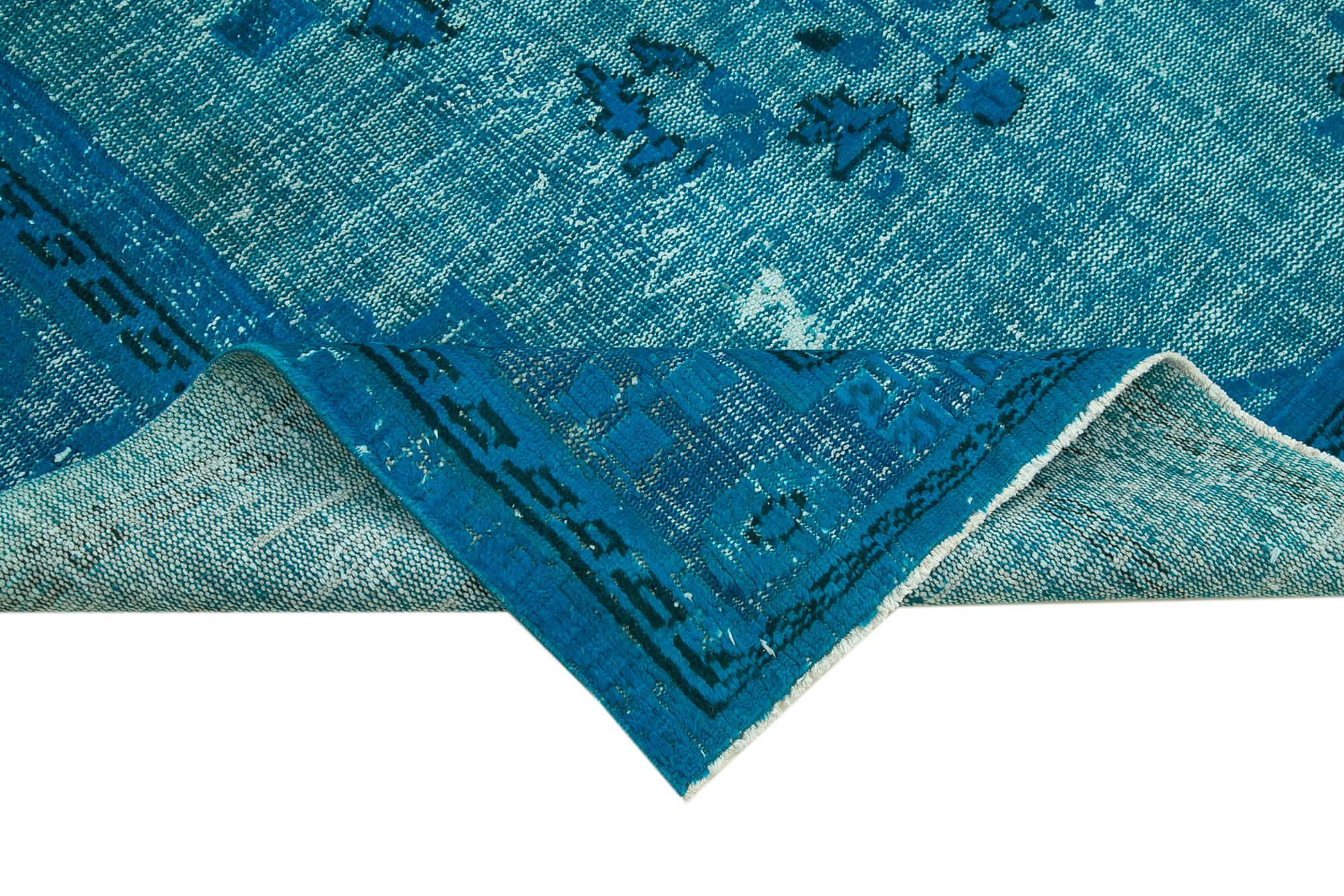 7 x 10 Turquoise Over Dyed Rug - 1100