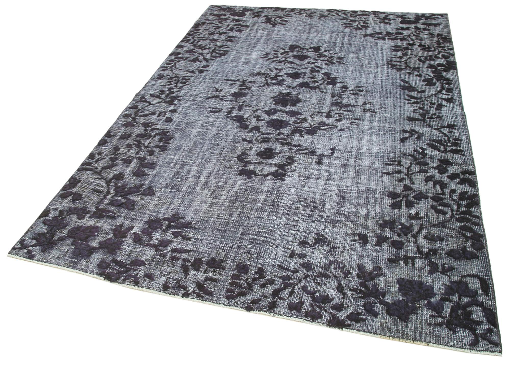 6 x 9 Grey Over Dyed Rug - 1103