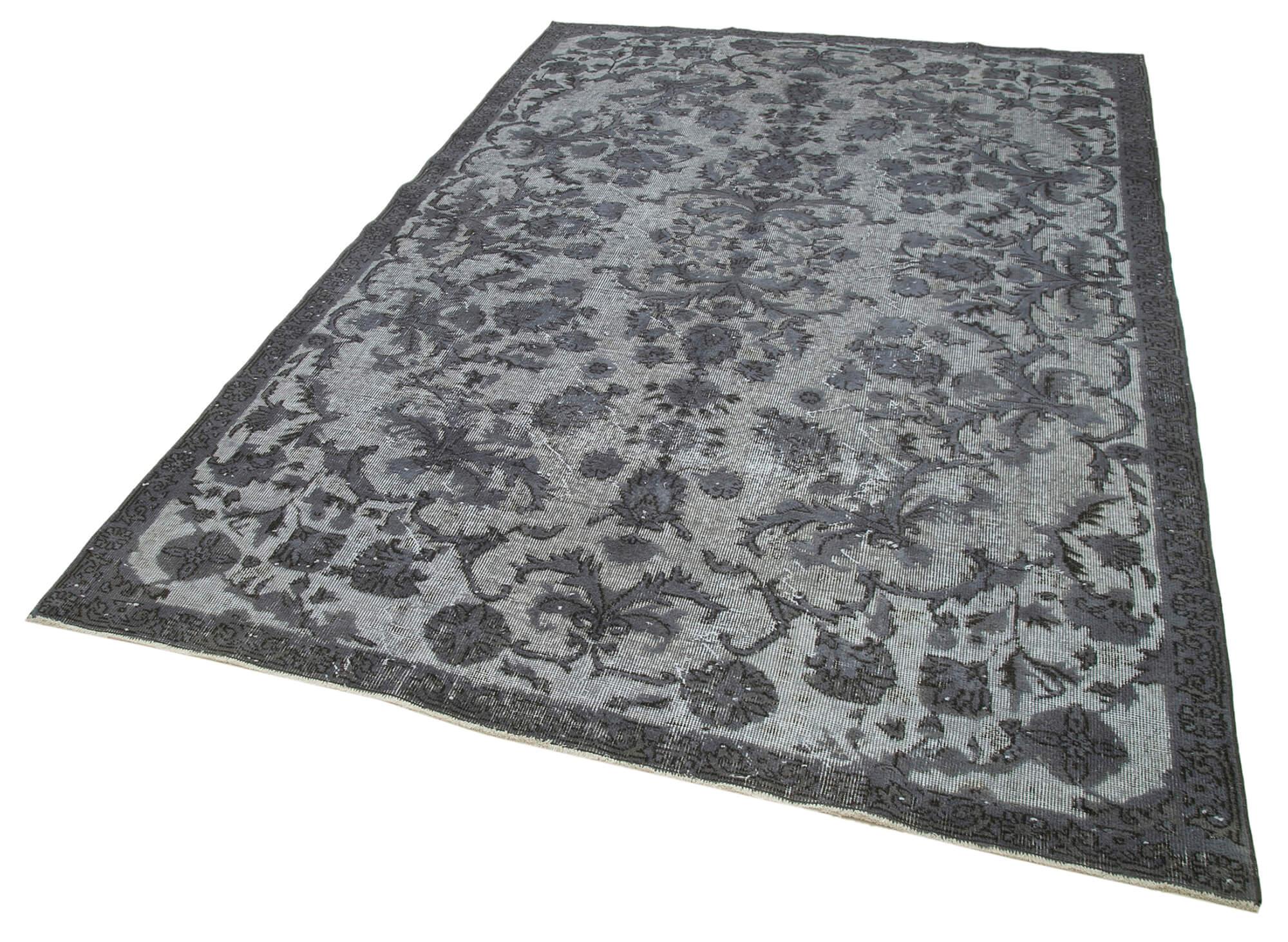 (6 x 9) Grey Over Dyed Rug - 1104