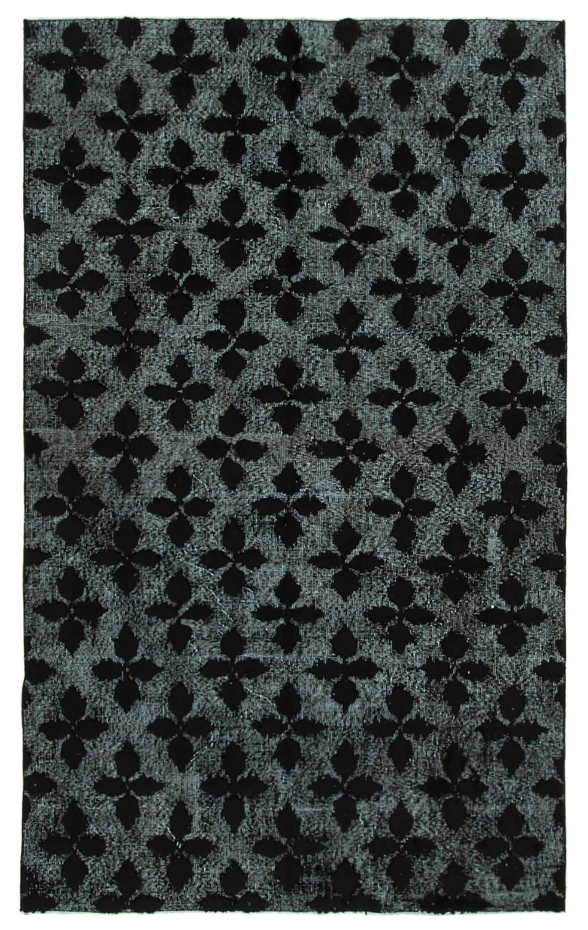 (5 x 8) Black Over Dyed Rug - 1106