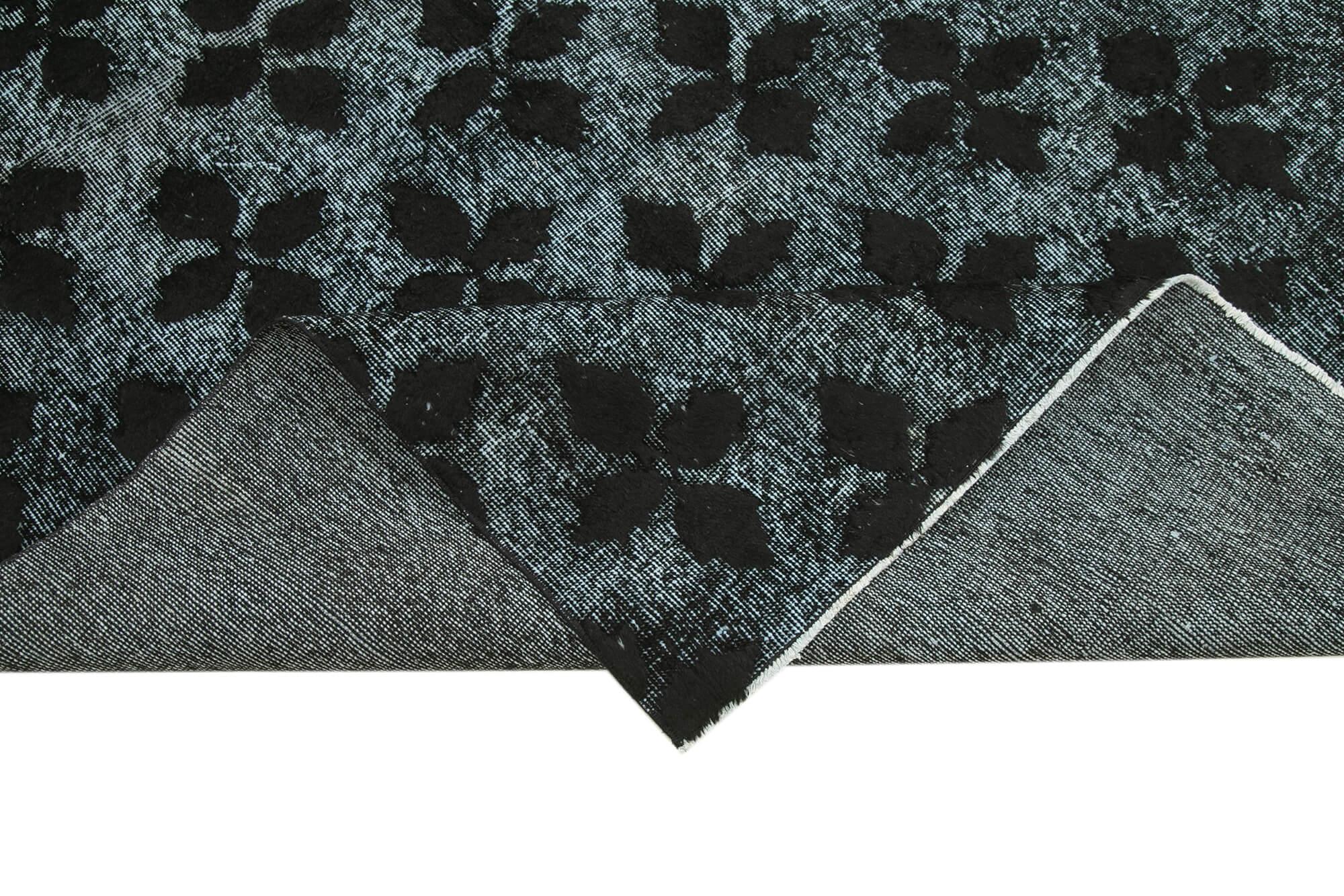 (5 x 8) Black Over Dyed Rug - 1106