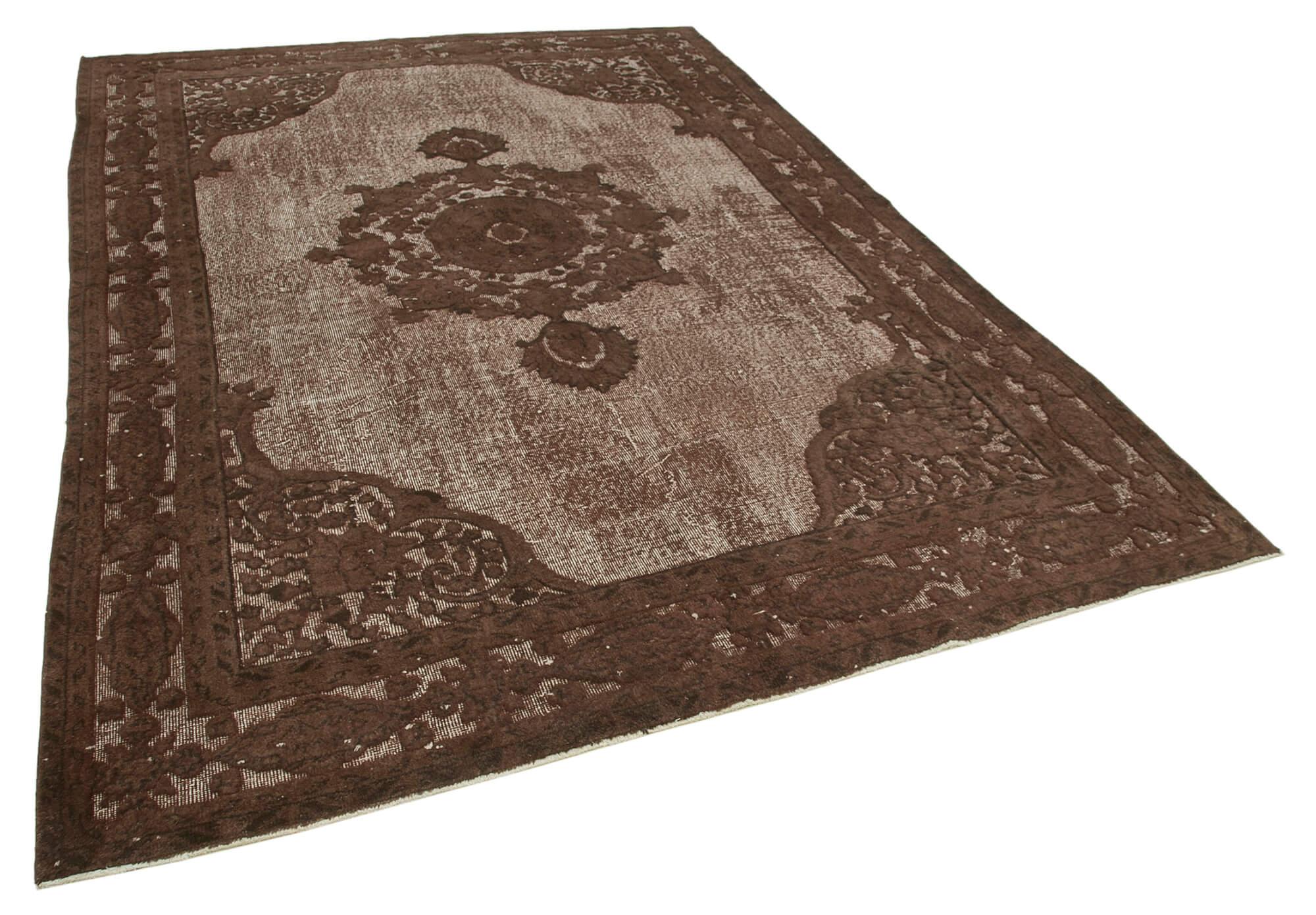 7 x 10 Brown Over Dyed Rug - 1107